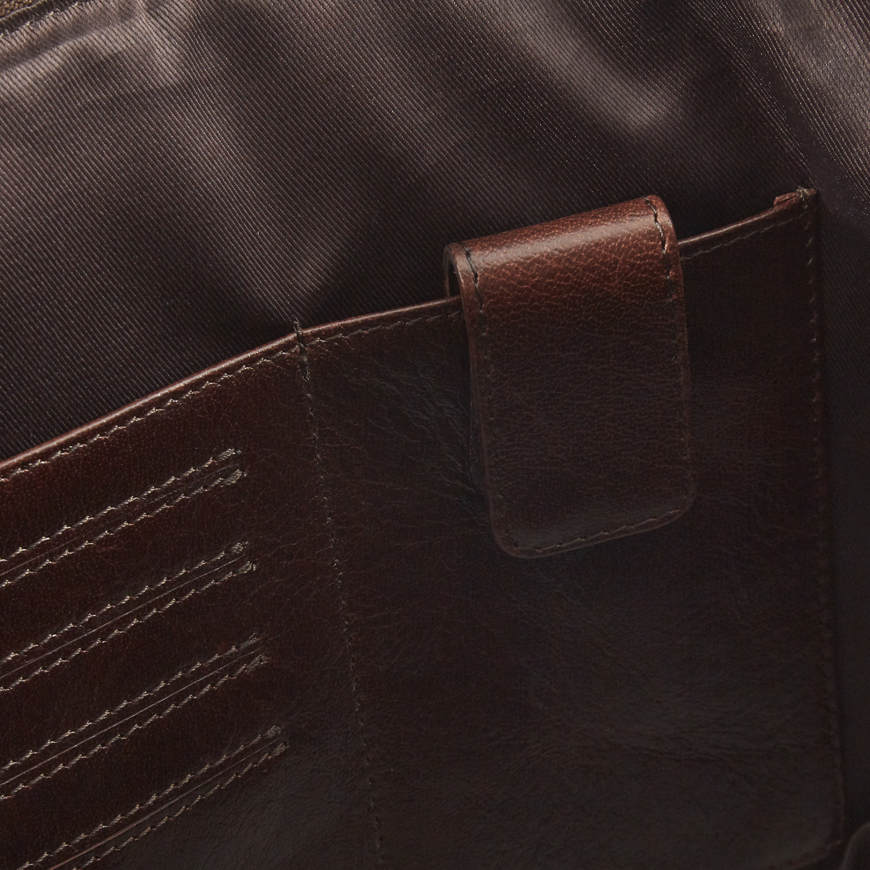 California Brown Leather Laptop Sleeve - 10