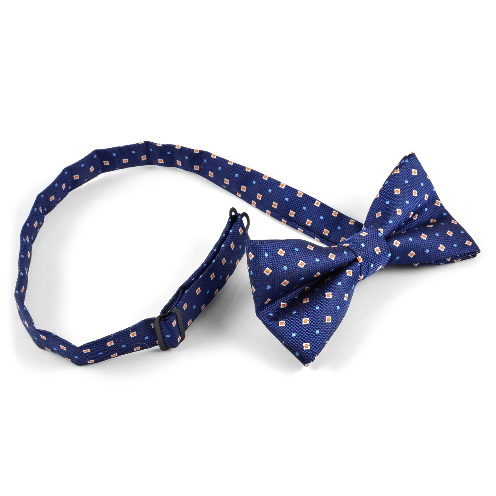 Orange Dotted Pre-Tied Bow Tie - 2