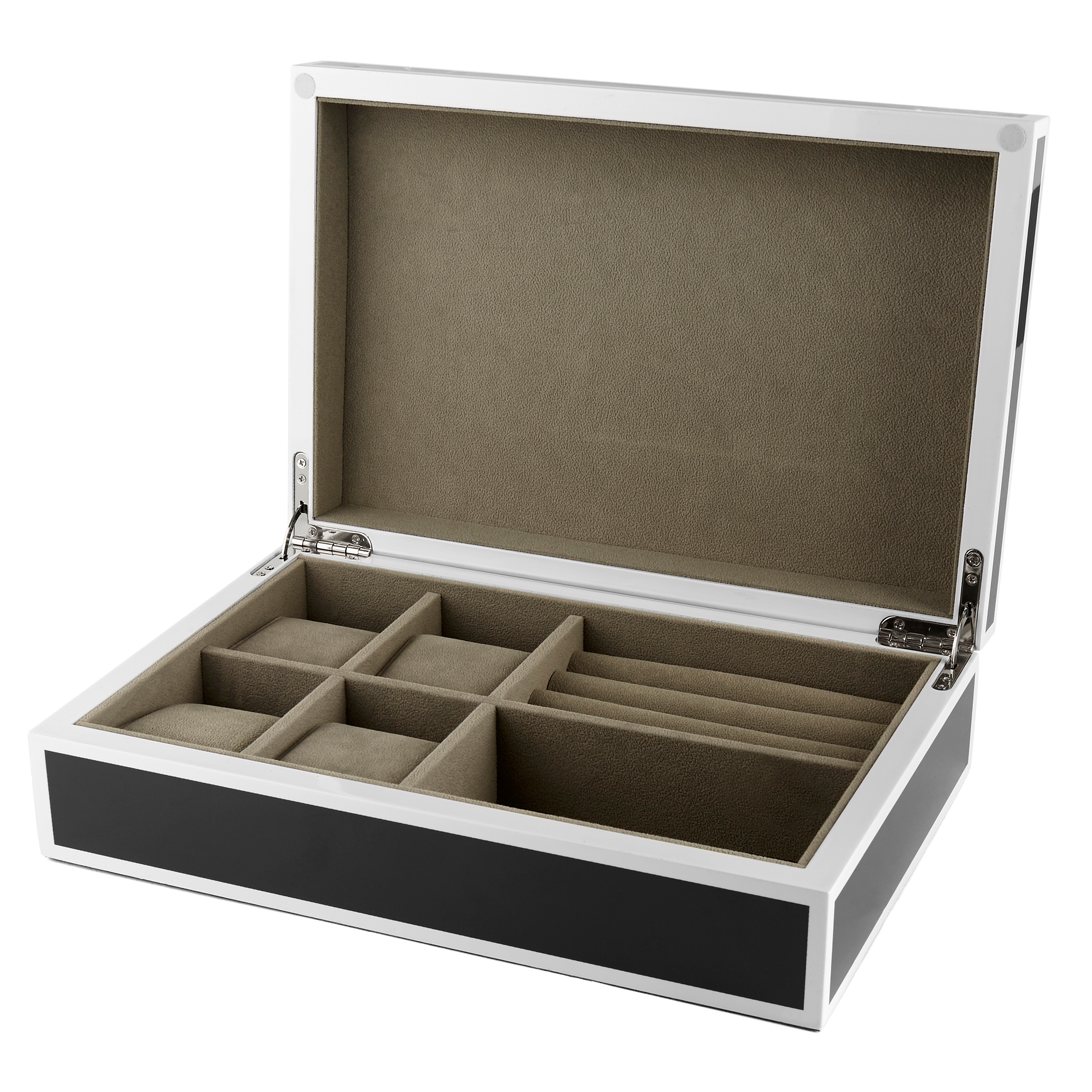 Schwarze & Weiße Schmuckschatulle - 2