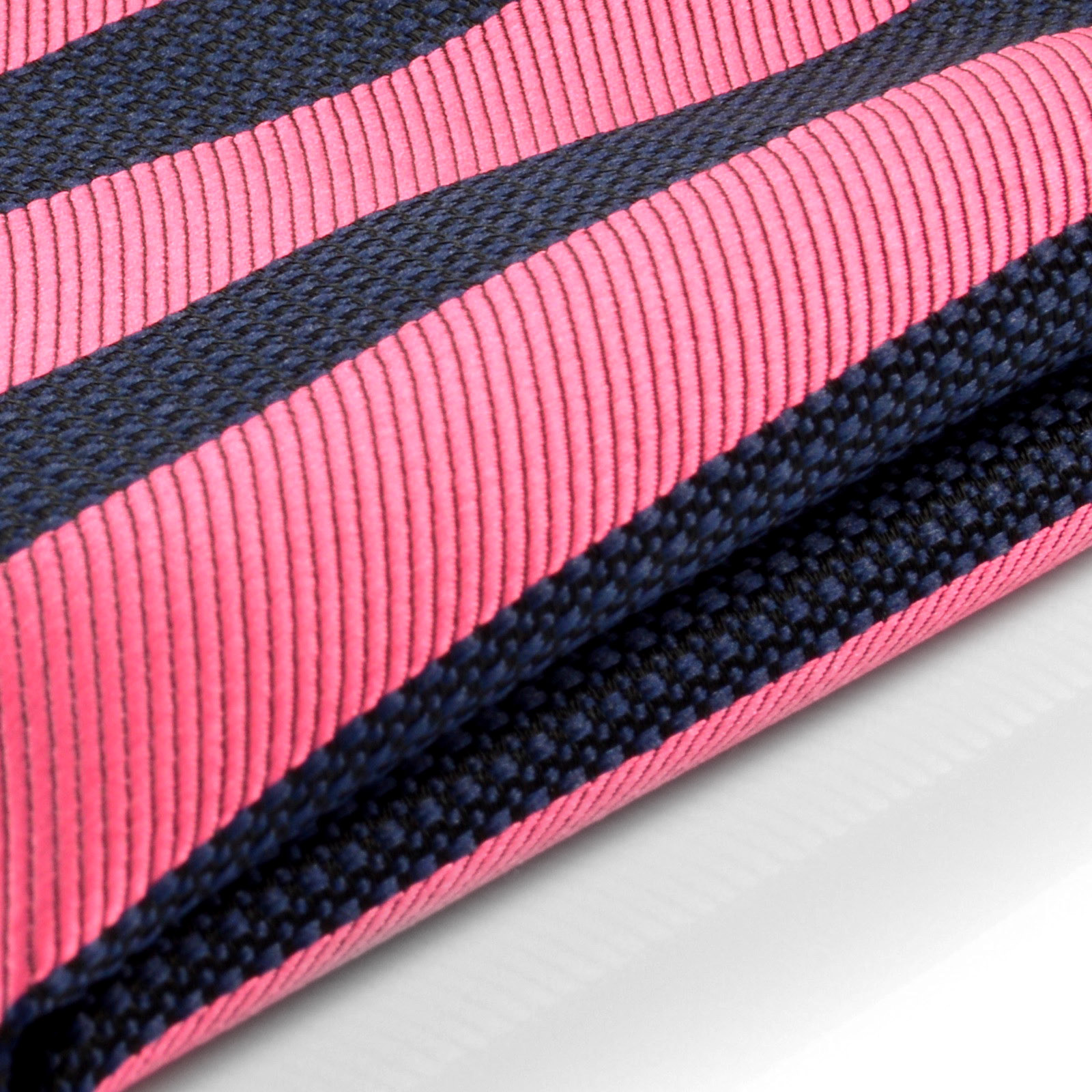 Rosa gestreiftes Einstecktuch - 2