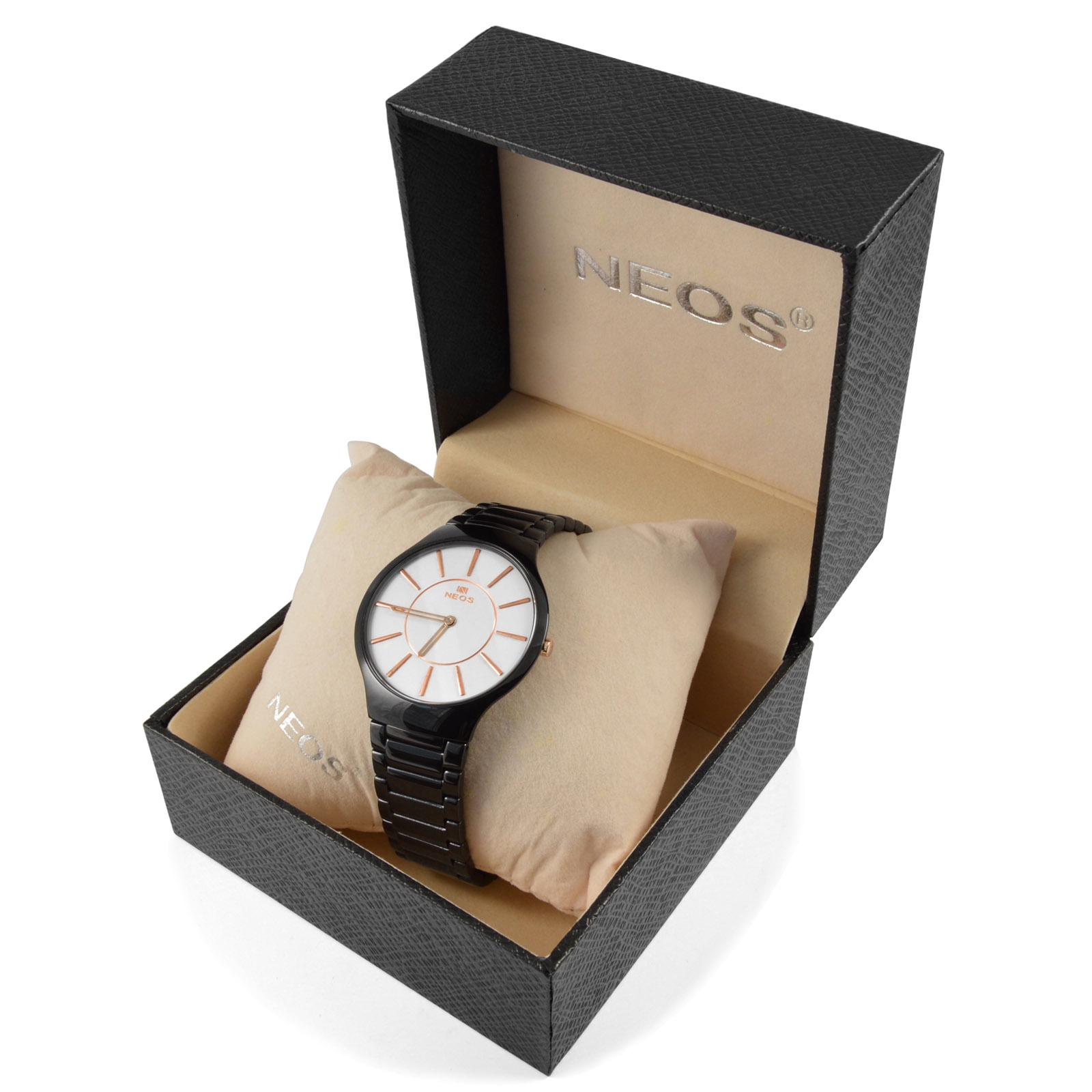 Vit Adrian Safir Klocka - 4