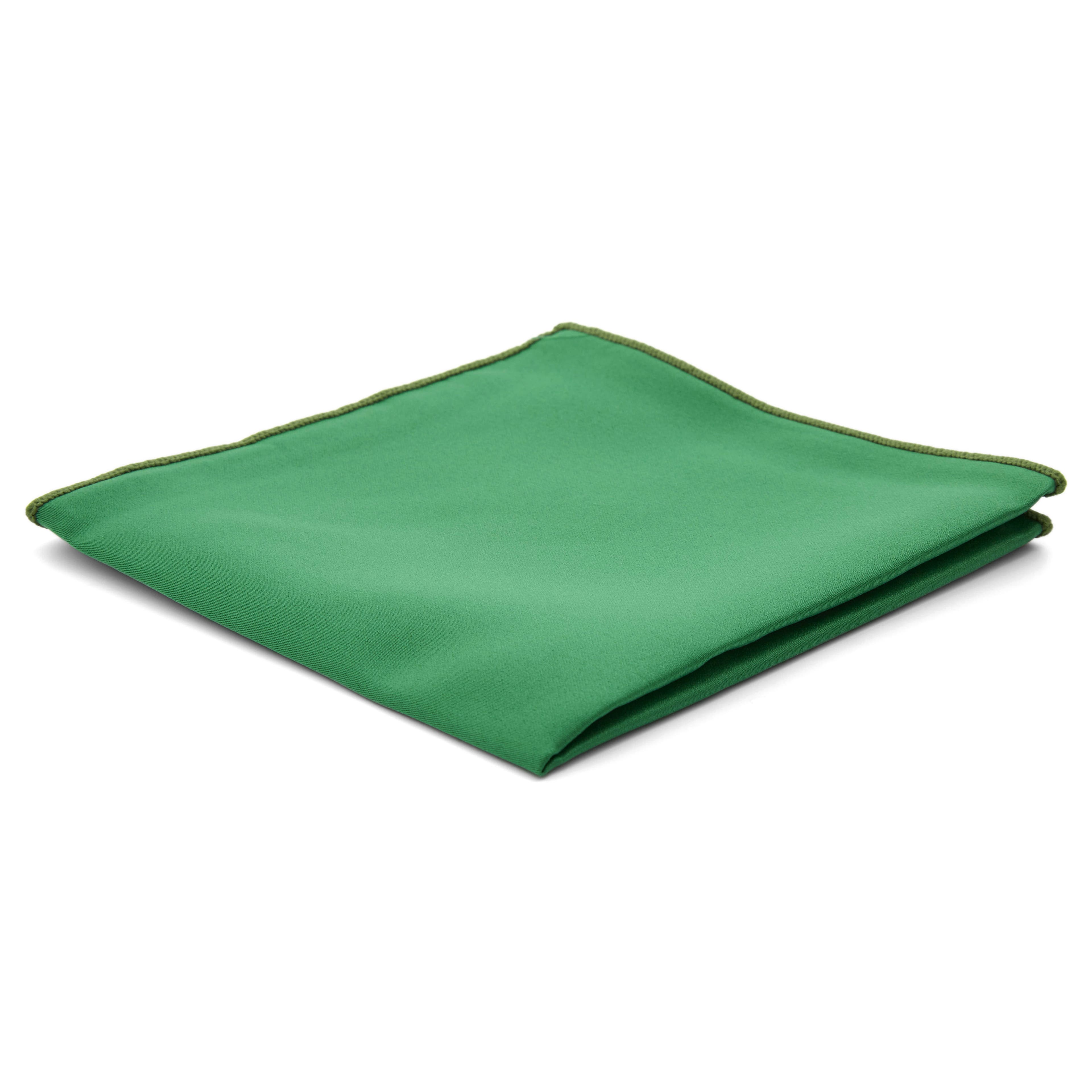 Smaragdzöld egyszerű díszzsebkendő