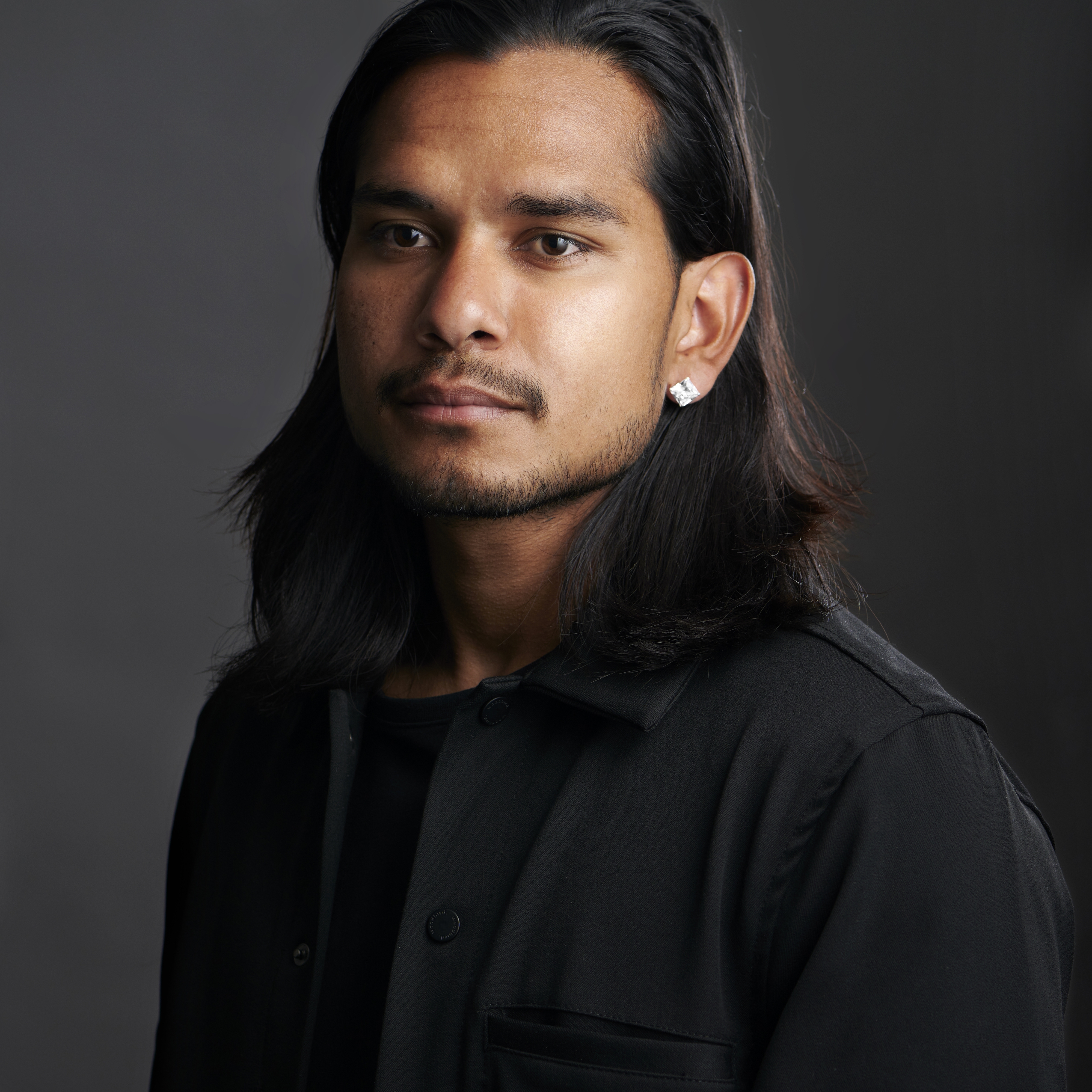 Square 10mm Zirconia Earring - 5