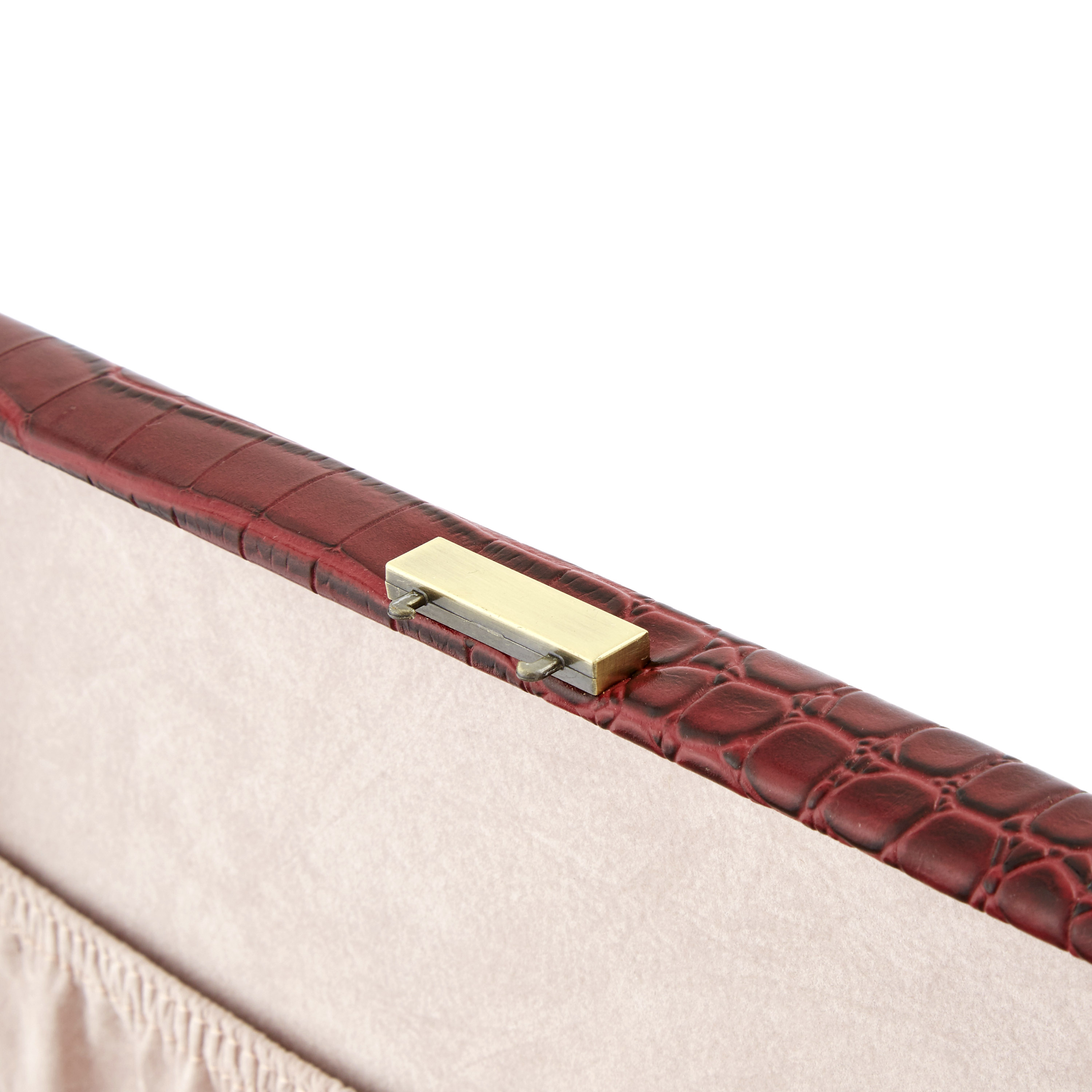 Élégant coffret à boutons de manchette en bois bordeaux | En stock