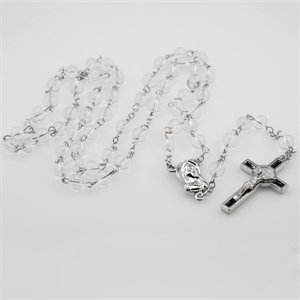 Crystal Round Rosary - Halskæde - 1