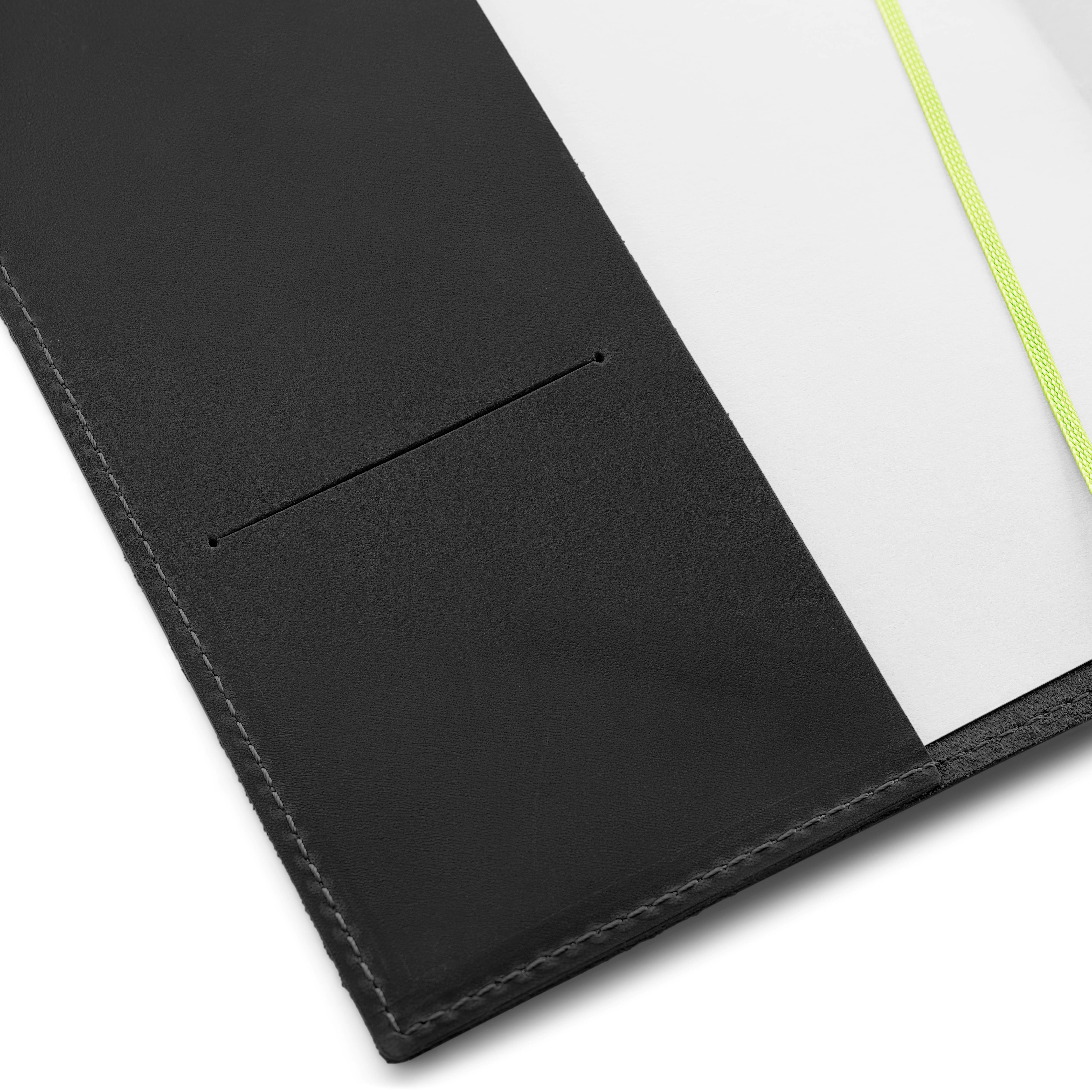 Notebook | Black Leather | Large - 6