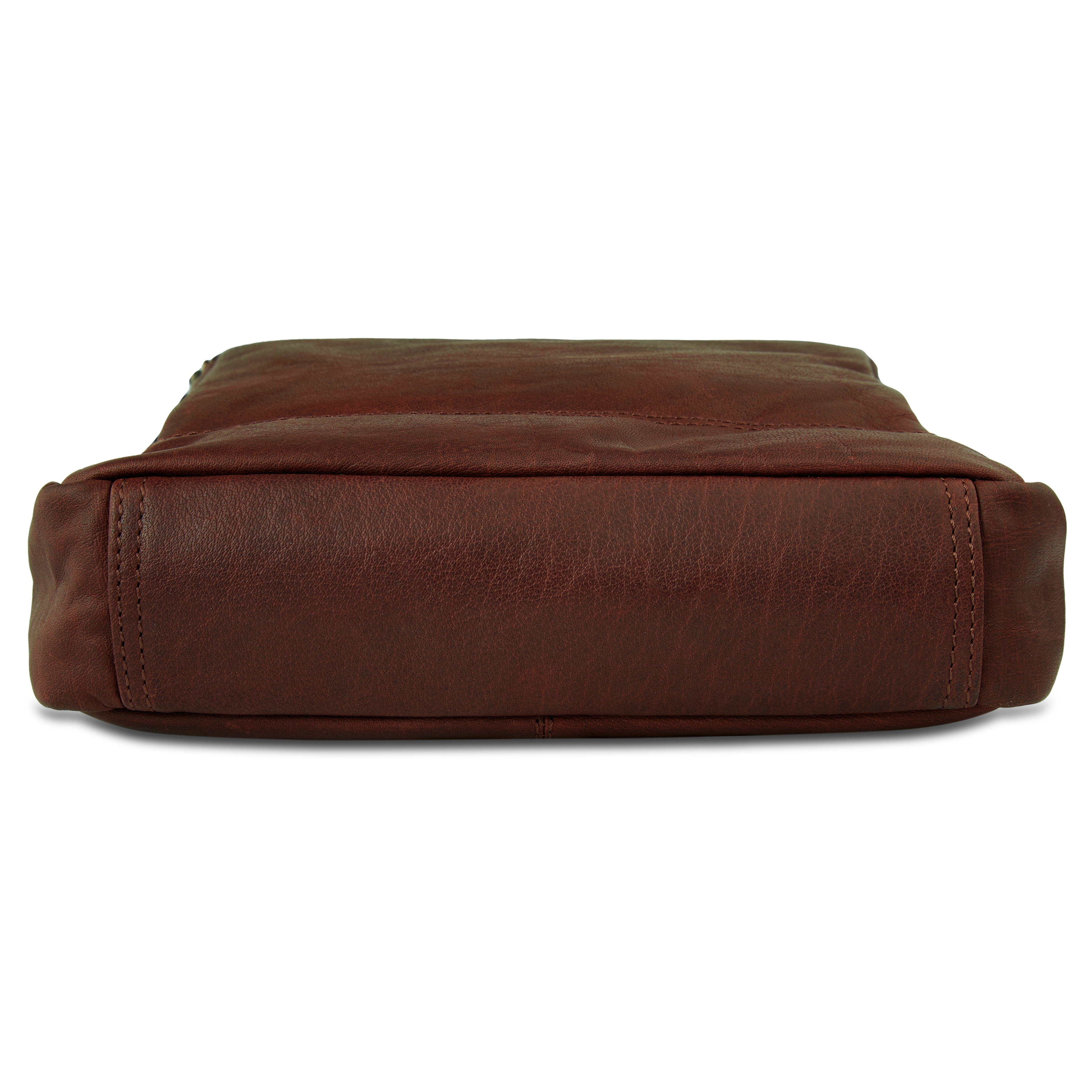 Oxford Classic Brown City Leather Bag - 5