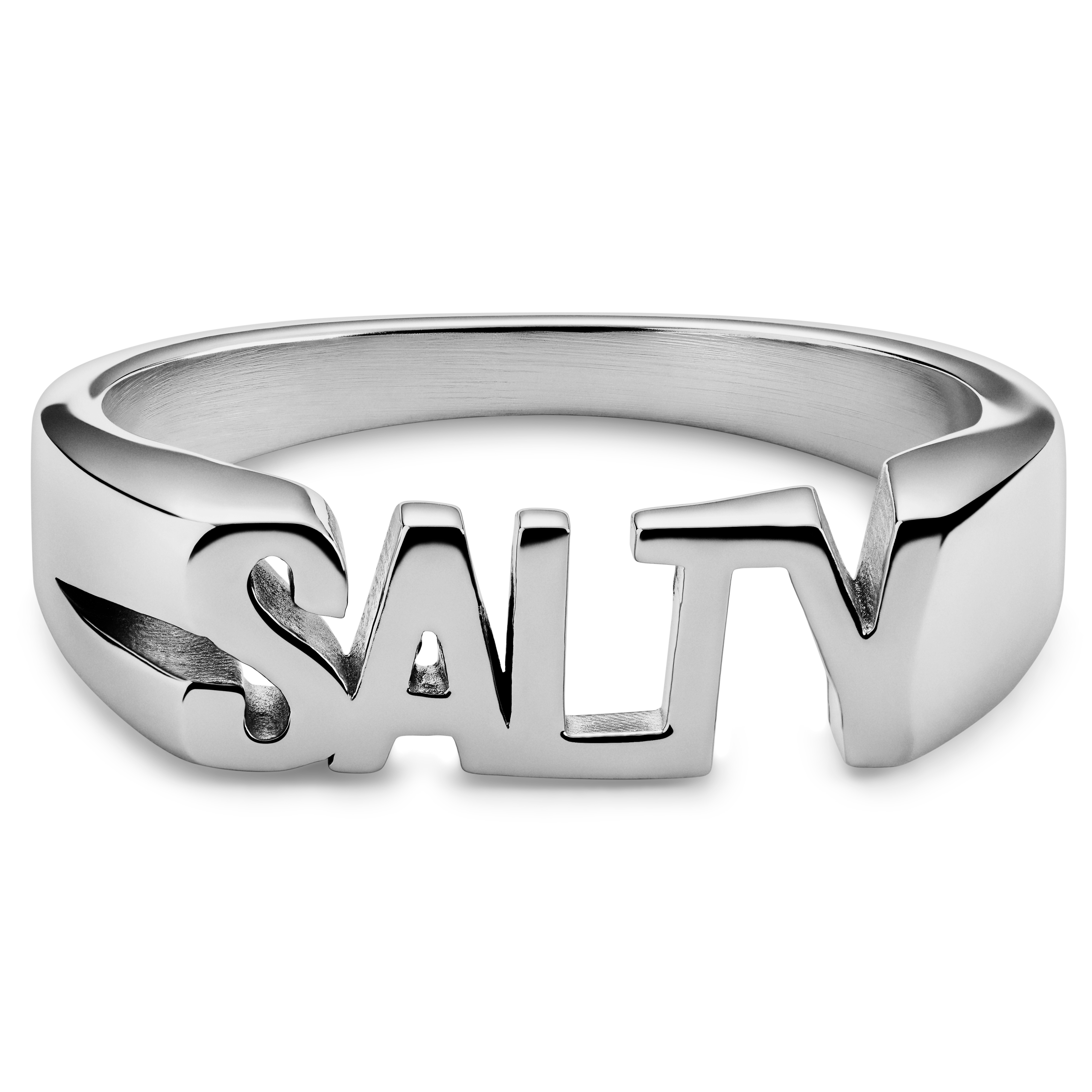 Jaygee | Anillo Salty de acero plateado - 2