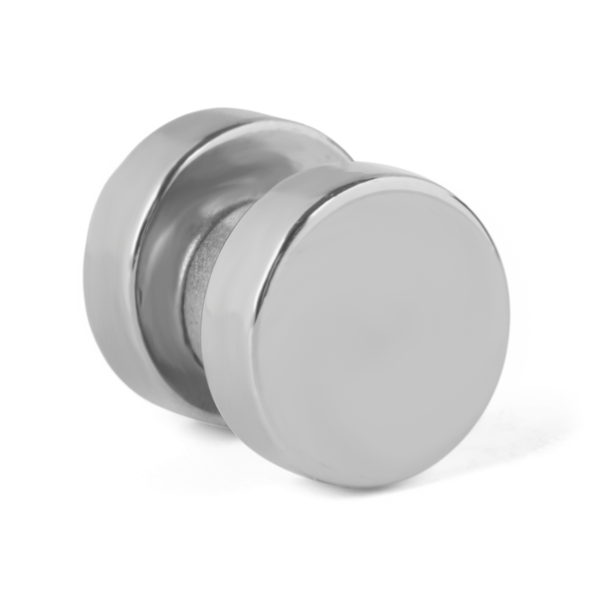 Zwarte Kristallen Magnetische Oorbel - 3