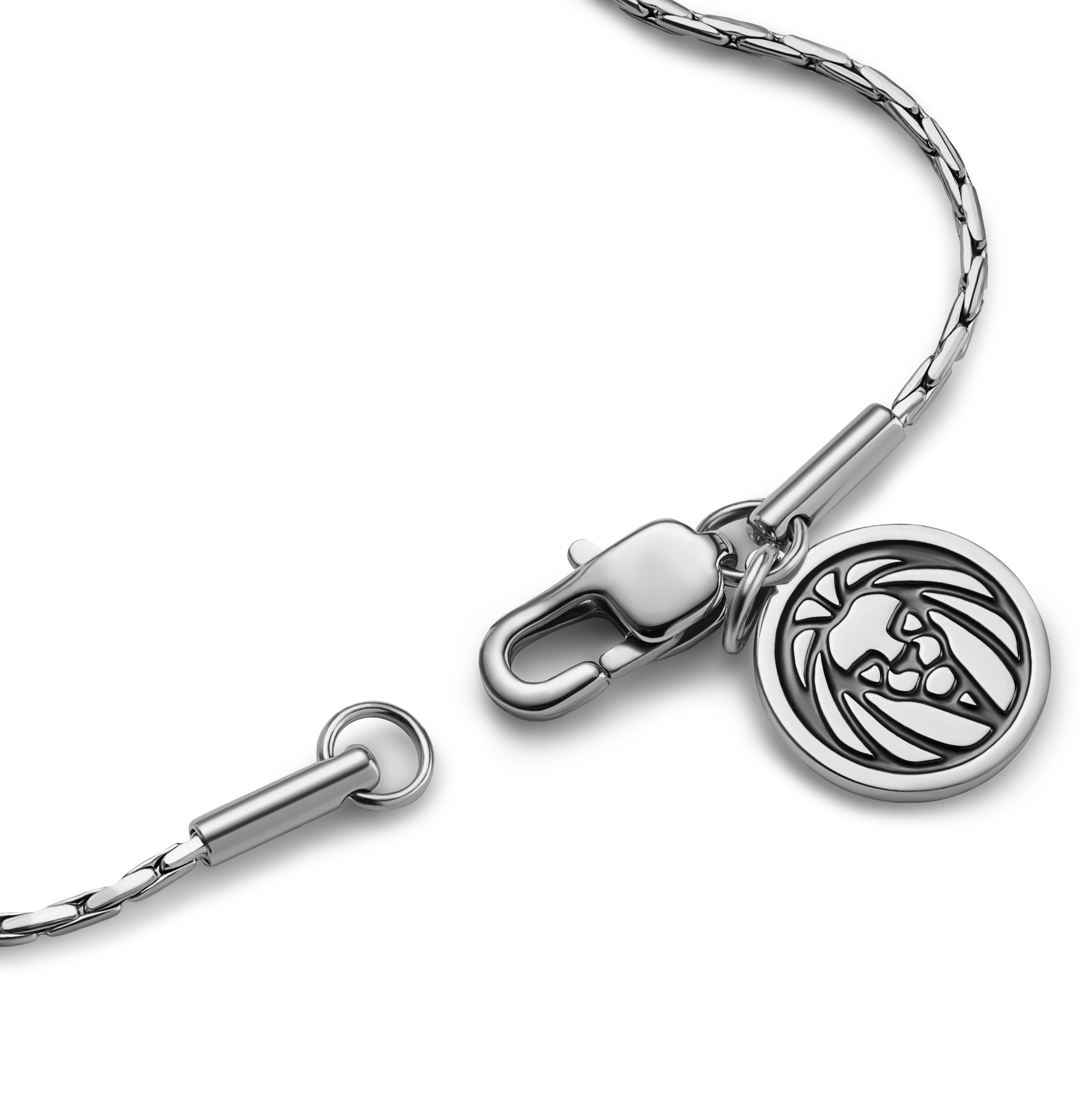 Essentials | 1 mm Sølvfarvet Rektangulært Box Chain Armbånd - 5