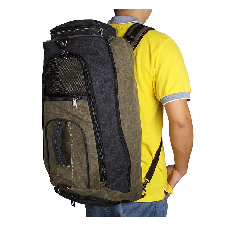 Multi-användning Blå Kanvas Holdall - 10