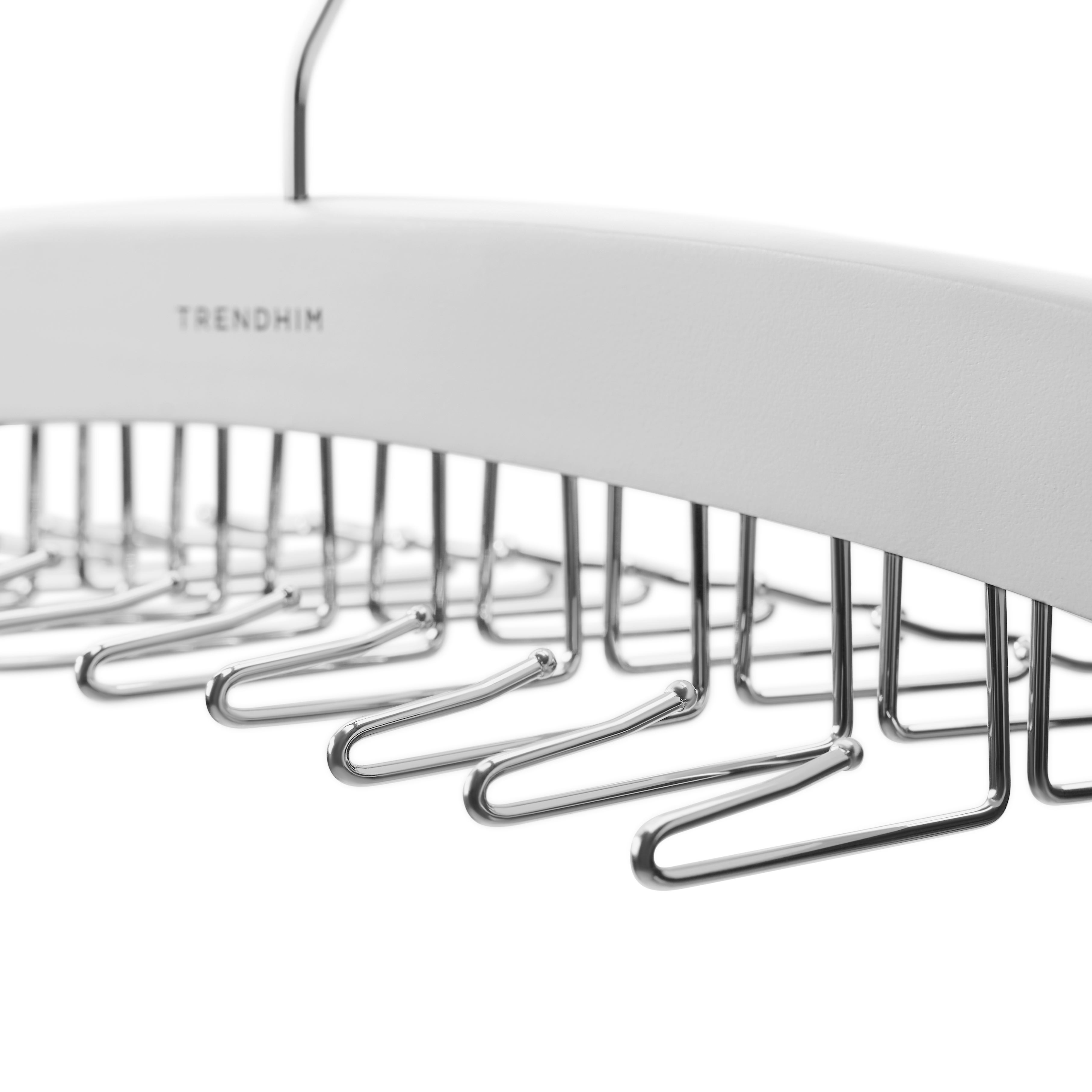 Percha para corbatas | Madera | Blanco - 4