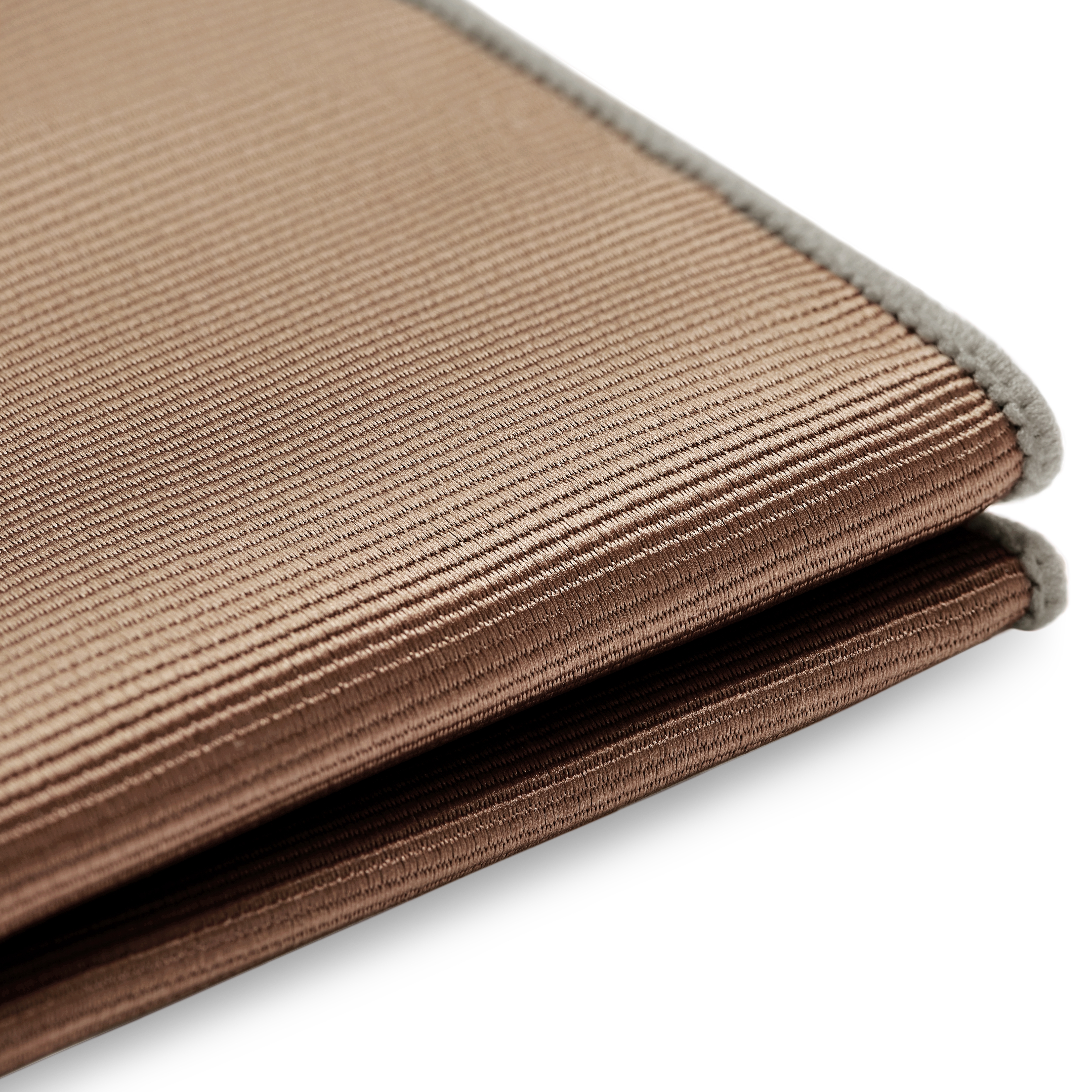 Tan Grosgrain Pocket Square - 3