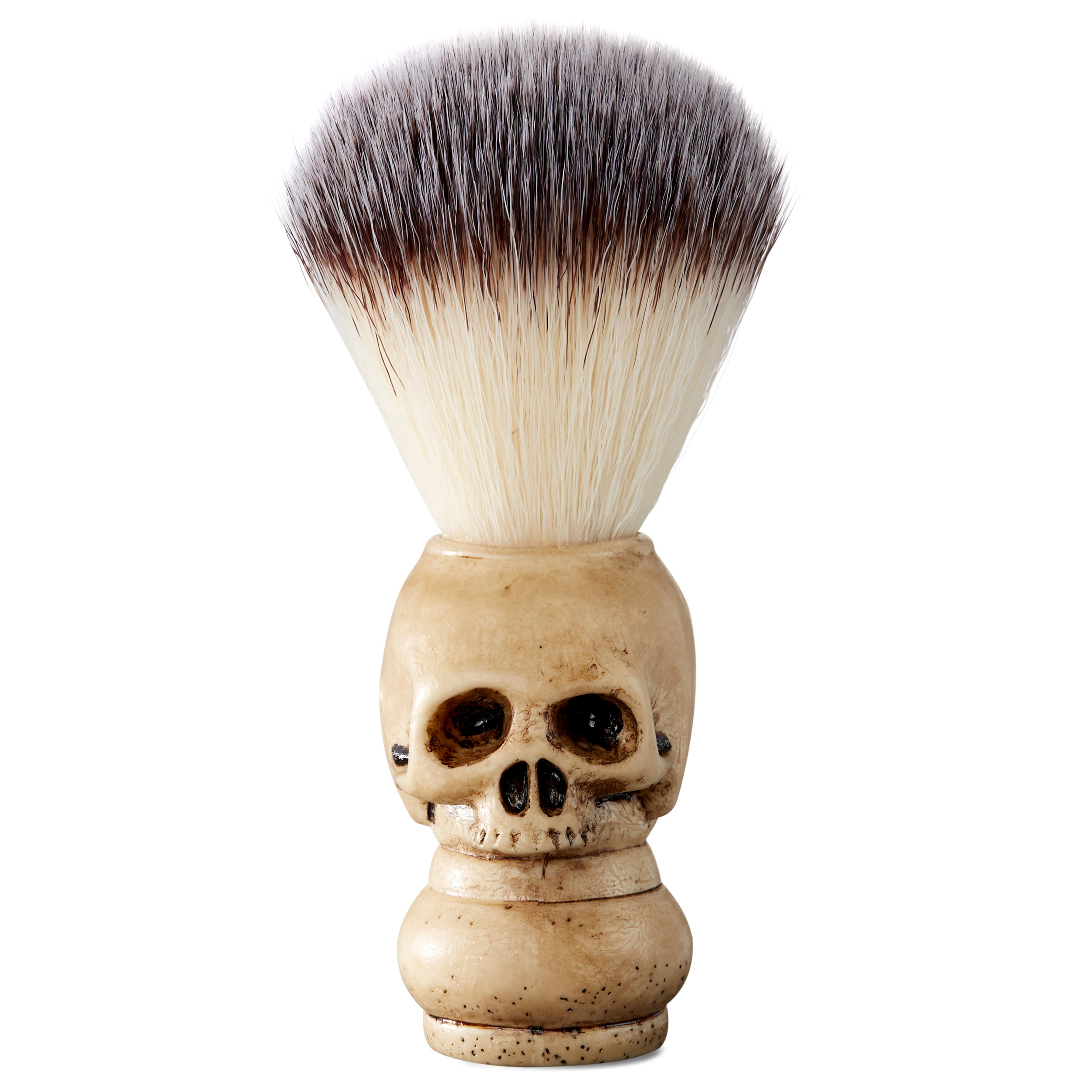 Synthetic Hair Skull Shaving Brush