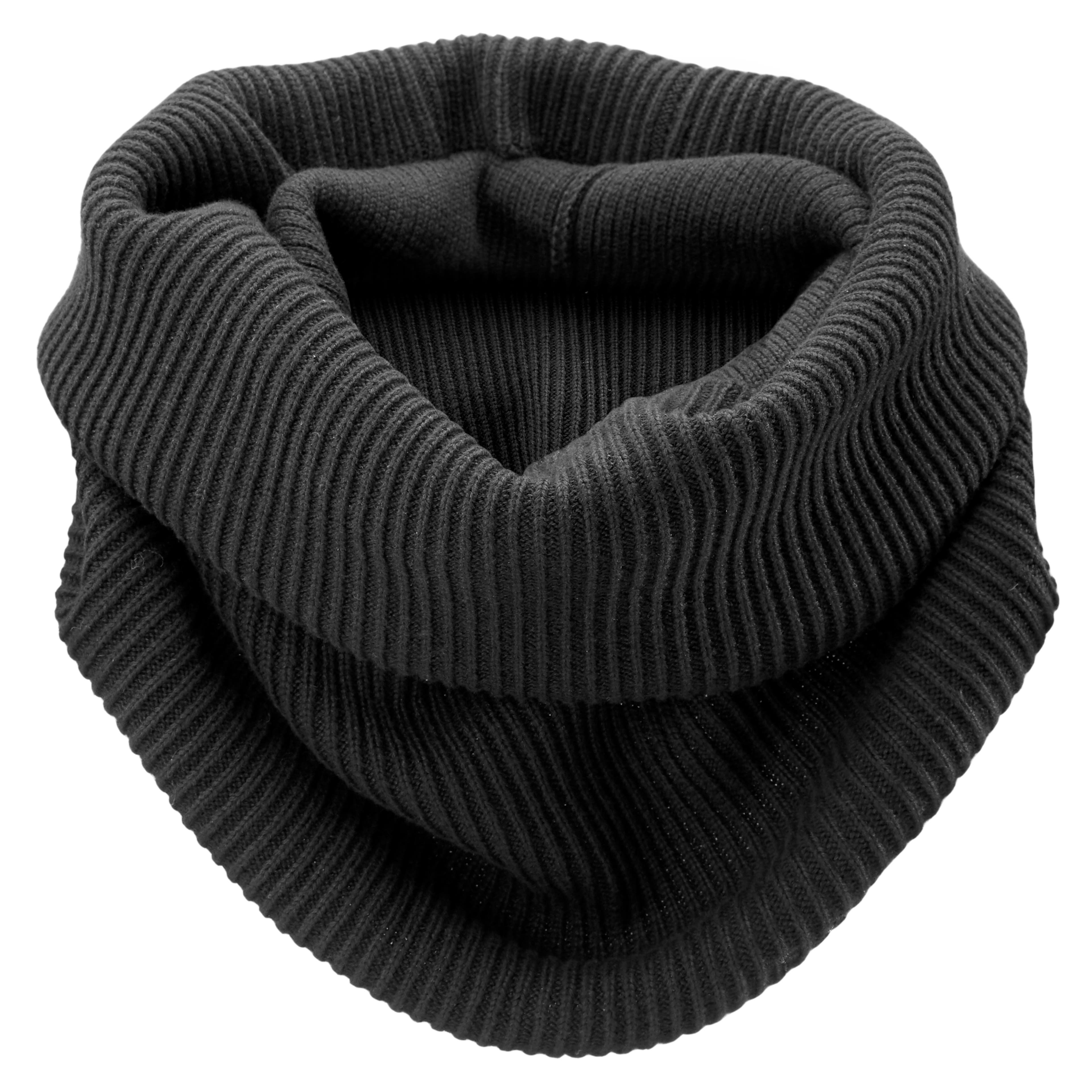 Montagna | Black Soft Cotton Mix Urban Tube Scarf | In stock! | Fawler | Modeschals