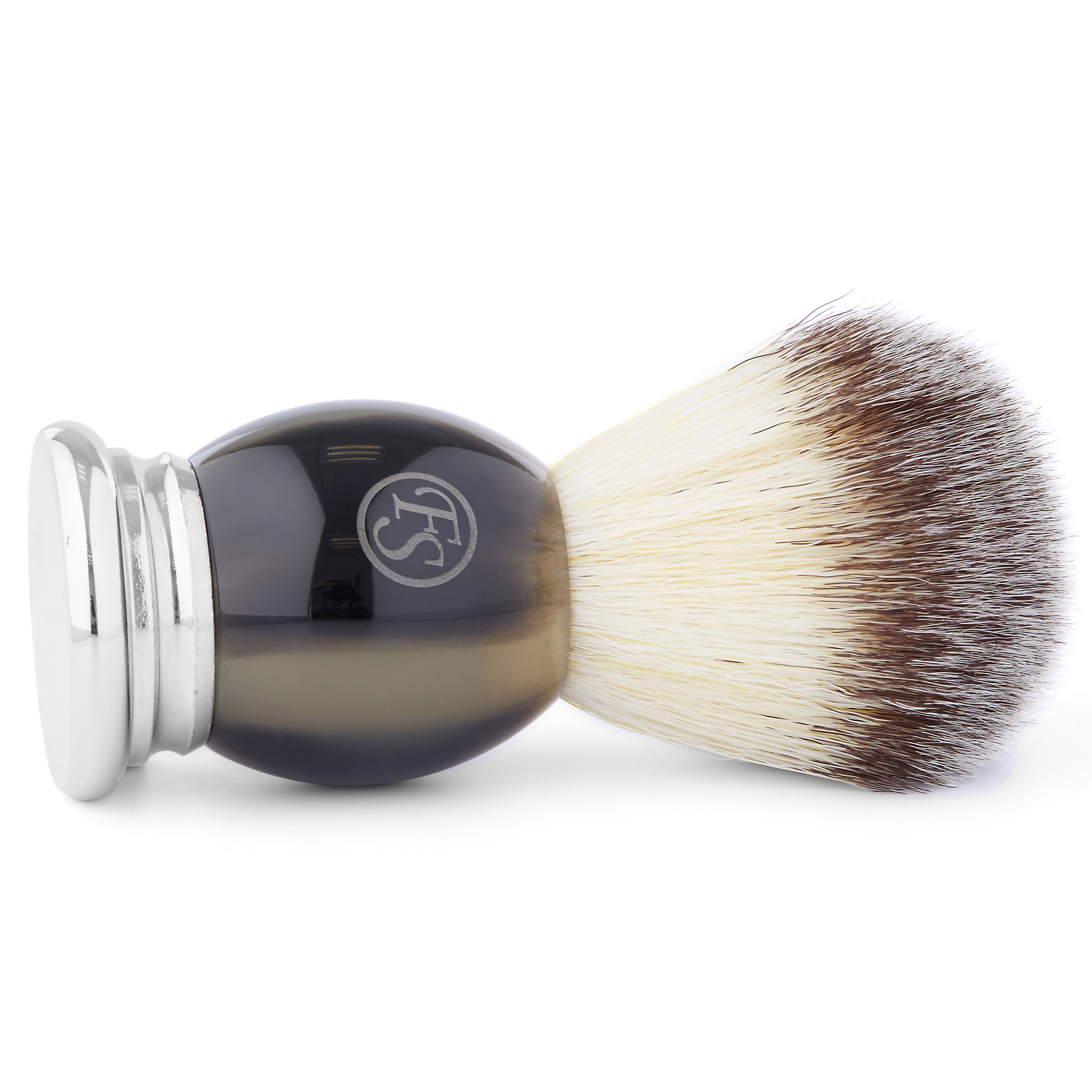 Honigbrauner Synthetik Rasierpinsel - 2