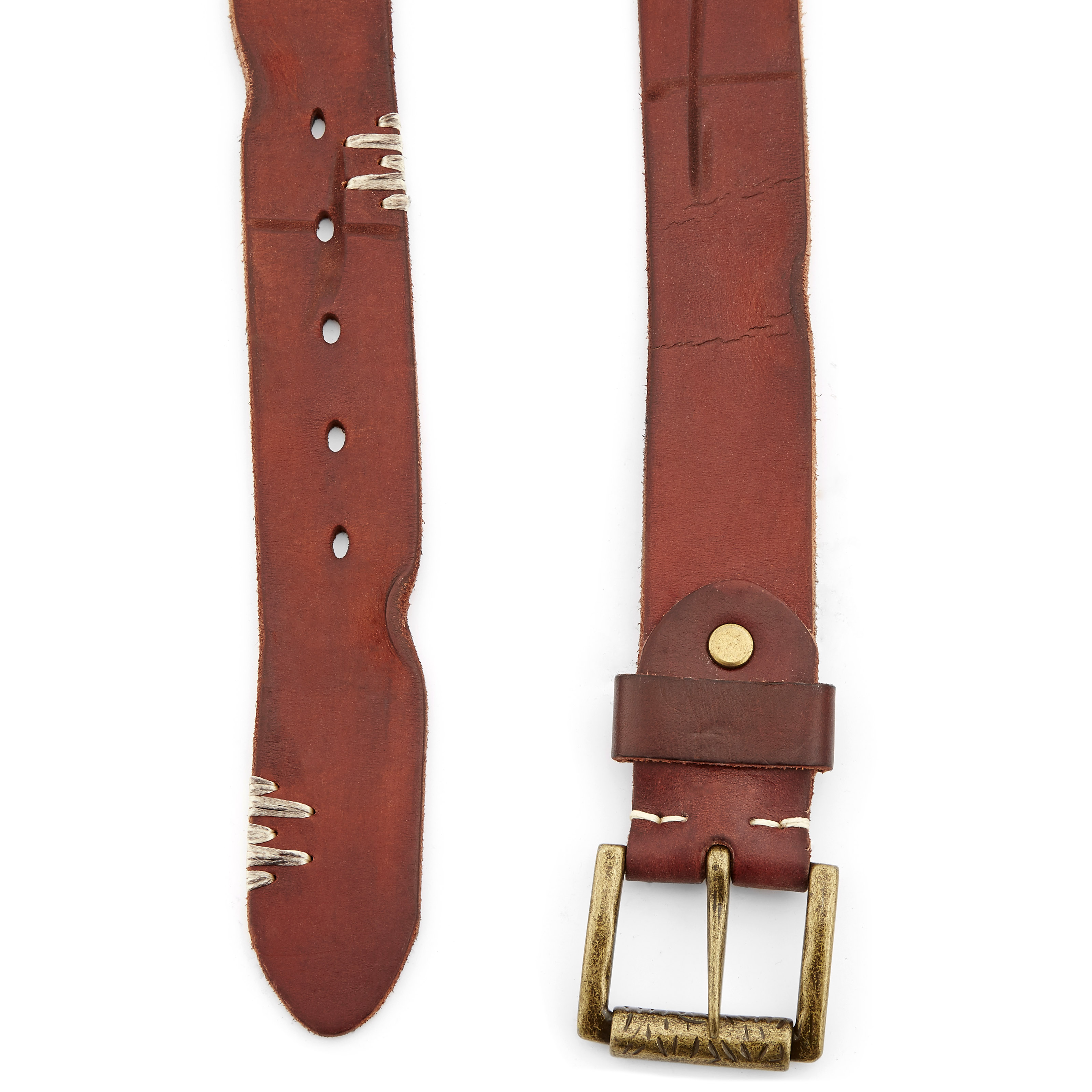 Snedkermesterens Brune Læderbælte - 2