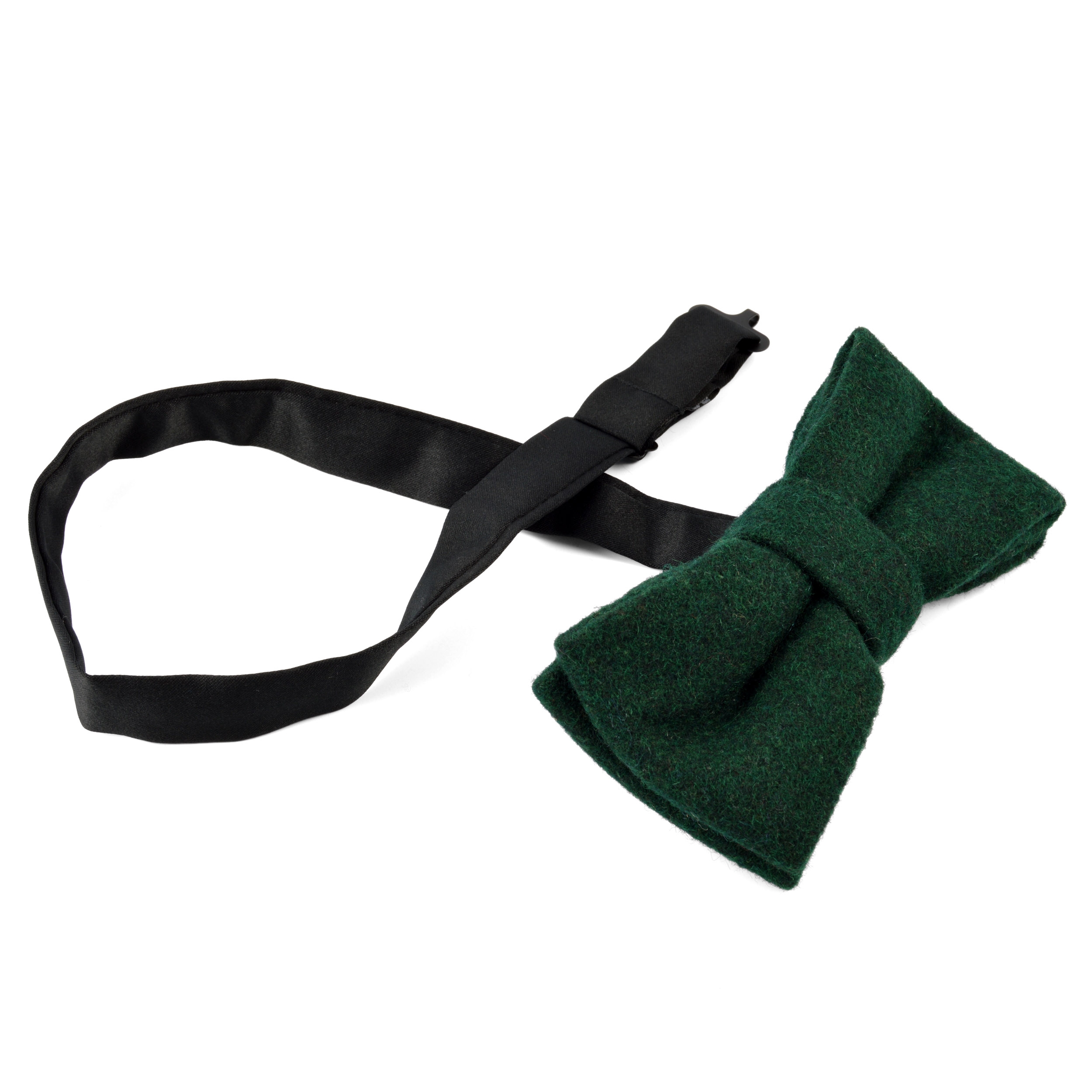 Grøn Håndlavet Uld Butterfly - 2