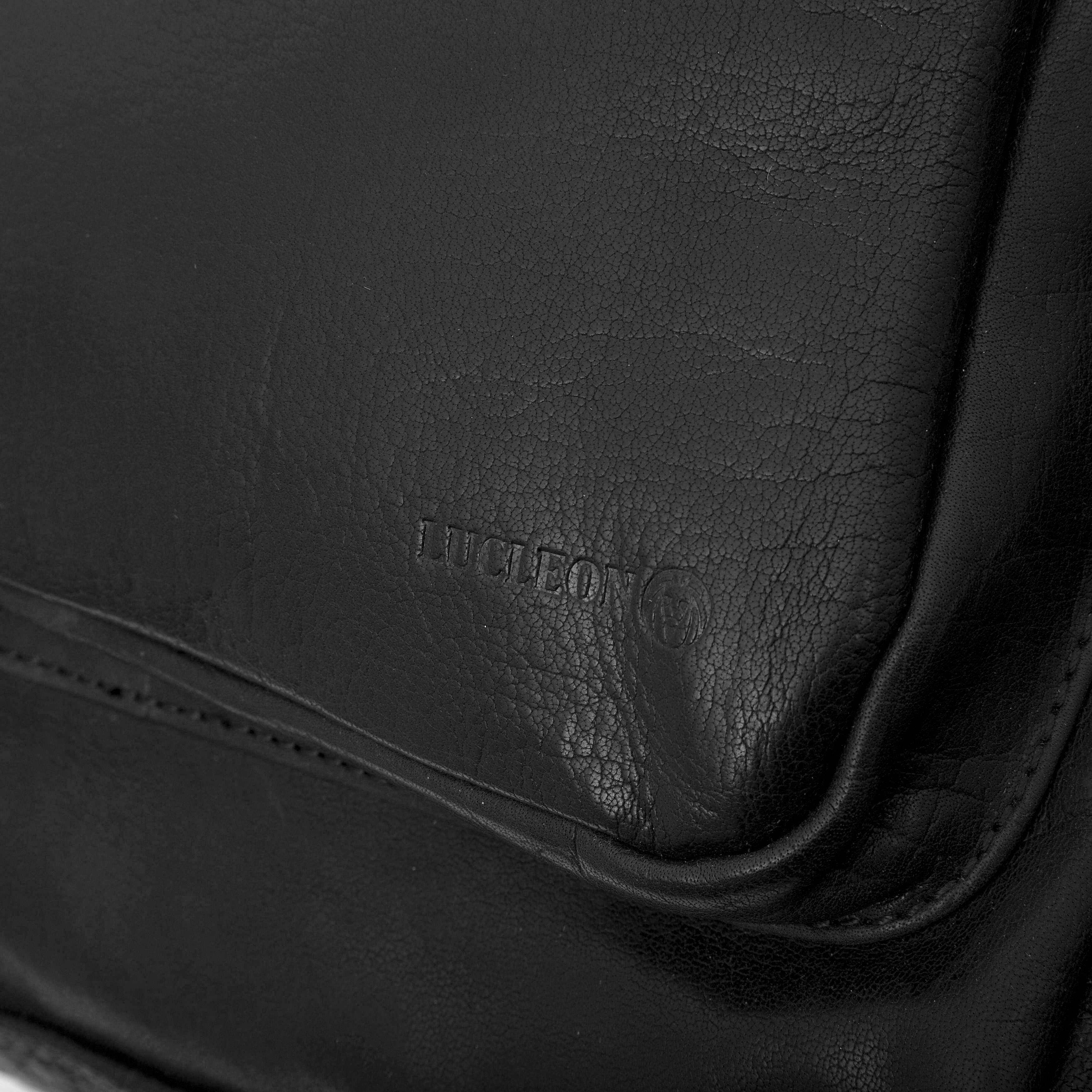 Mochila Montreal de cuero negro - 13