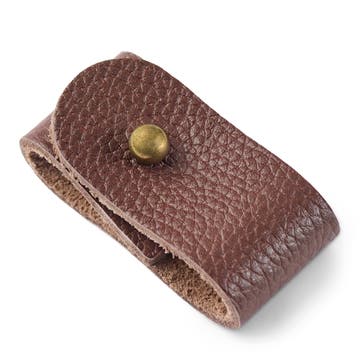 Cable Organiser | Dark Brown Leather | Narrow Cable Organiser | Dark Brown Leather | Narrow