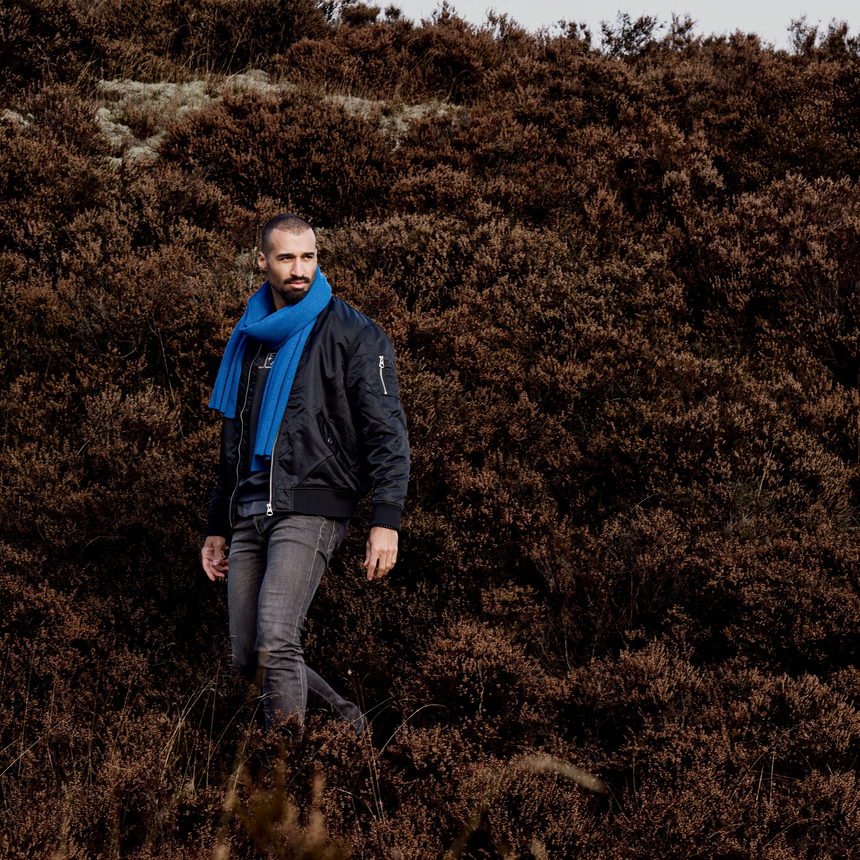 Hiems | Blå Halsduk i Ullblandning - 5