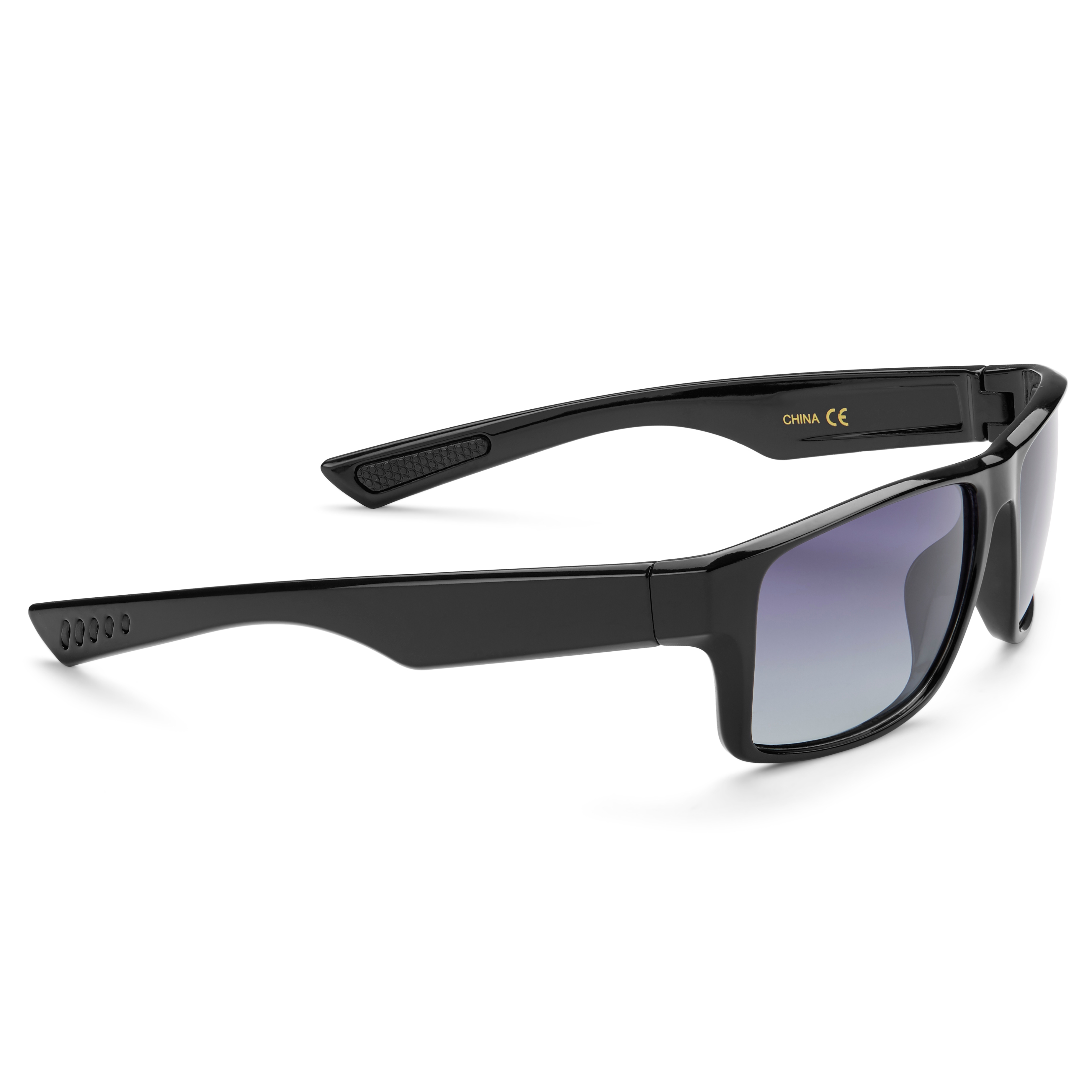 Czarno-fioletowe spolaryzowane okulary przeciwsłoneczne - 3