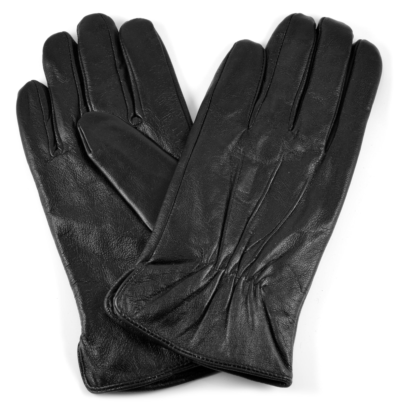 Zwarte Rata Lederen Handschoenen - 1