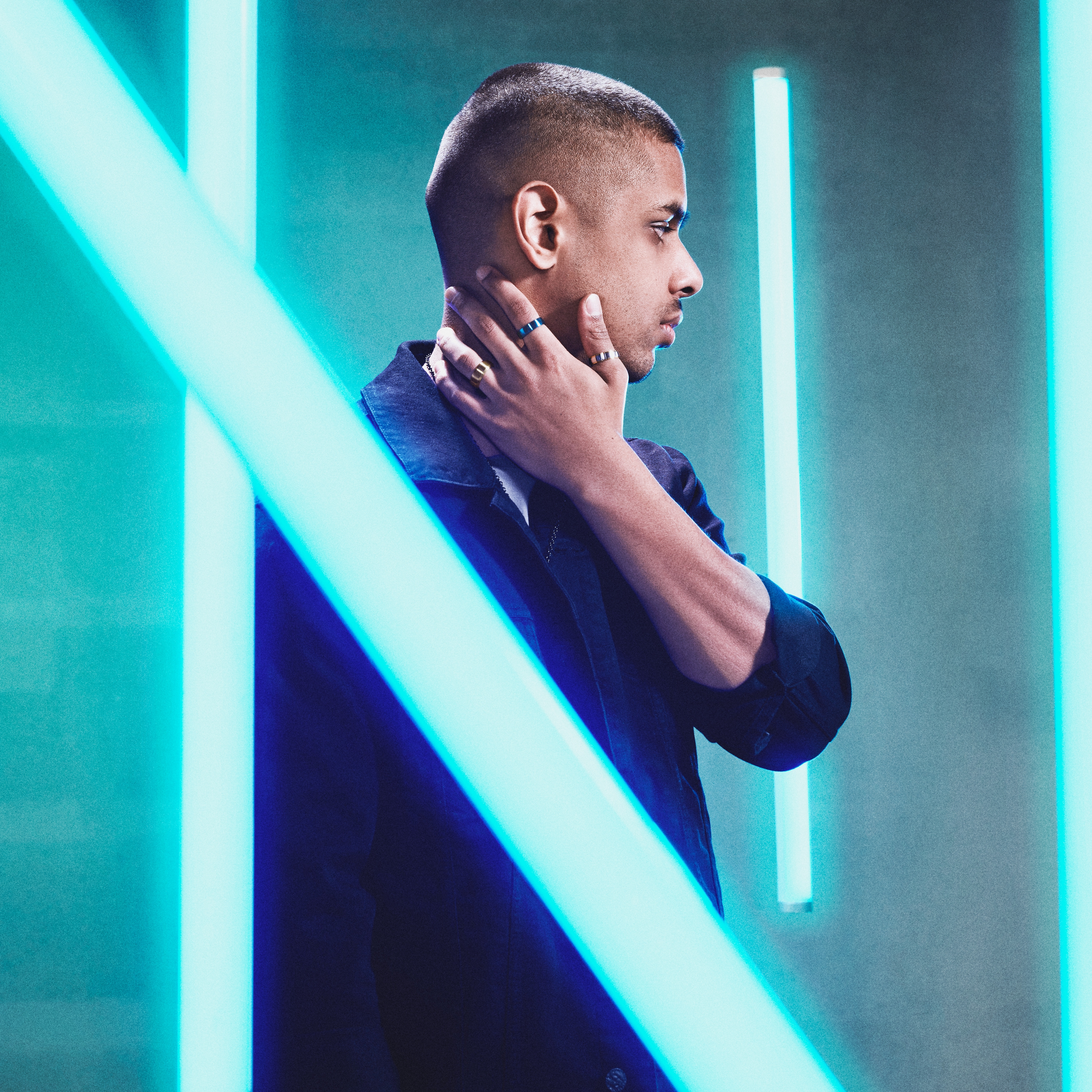 Ferrum | 6 mm Polished Gold-tone & Silver-tone Stainless Steel Step Ring - 4