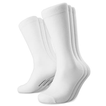 FreeFeel | Set van 3 paar witte bamboe sokken FreeFeel | Set van 3 paar witte bamboe sokken