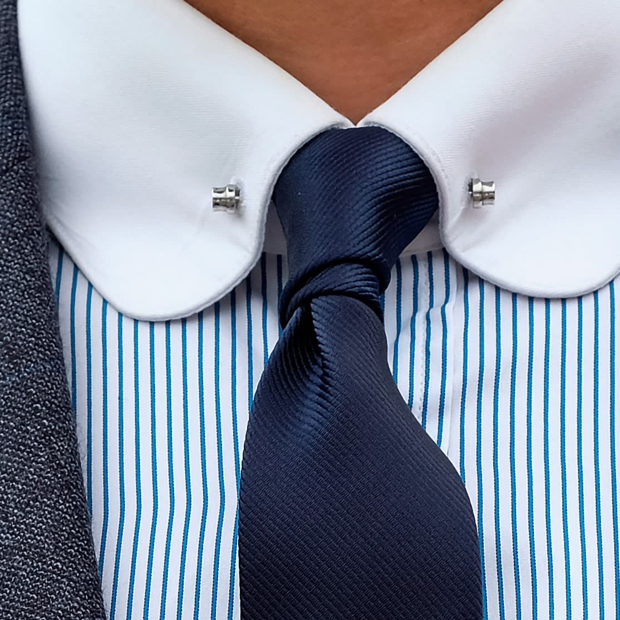 Men's Simple Metal Silver Neck Tie Clip Formal Wedding Suit Necktie  Clasp Clips`
