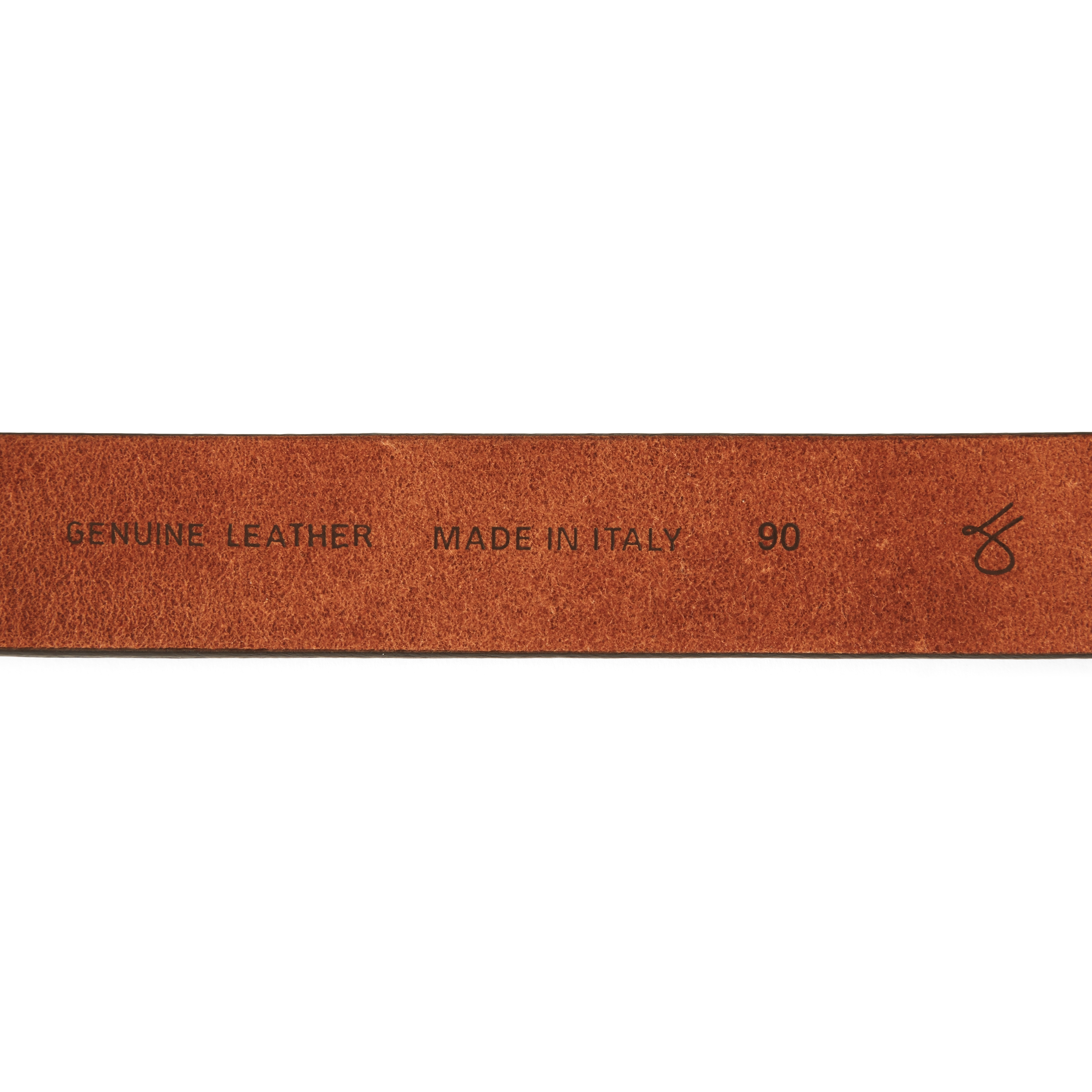 Frankot Cognac Italian Leather Belt  - 6