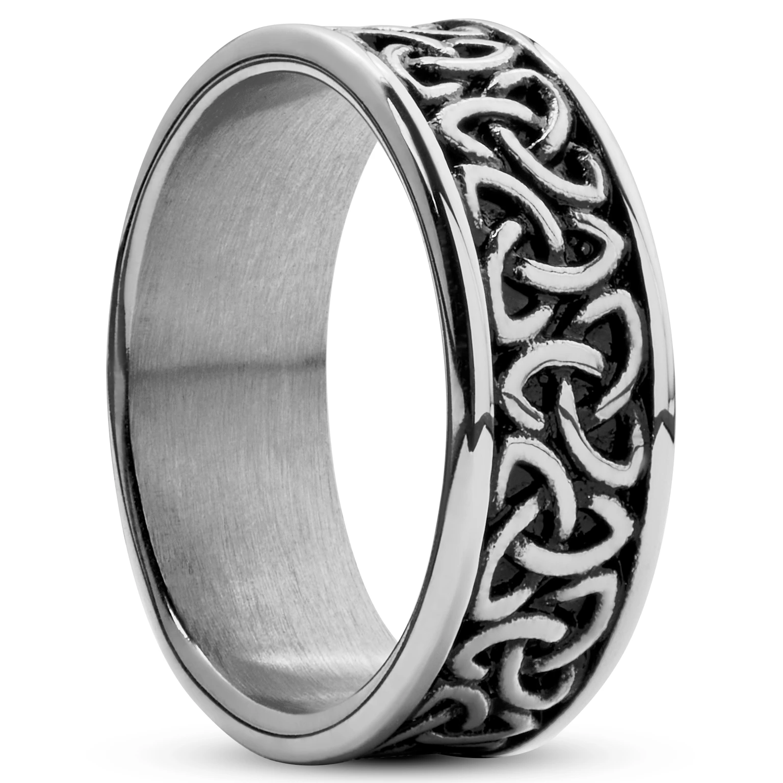 Evan Enzo hõbedatooni triquetra sõrmus Evan Enzo hõbedatooni triquetra sõrmus