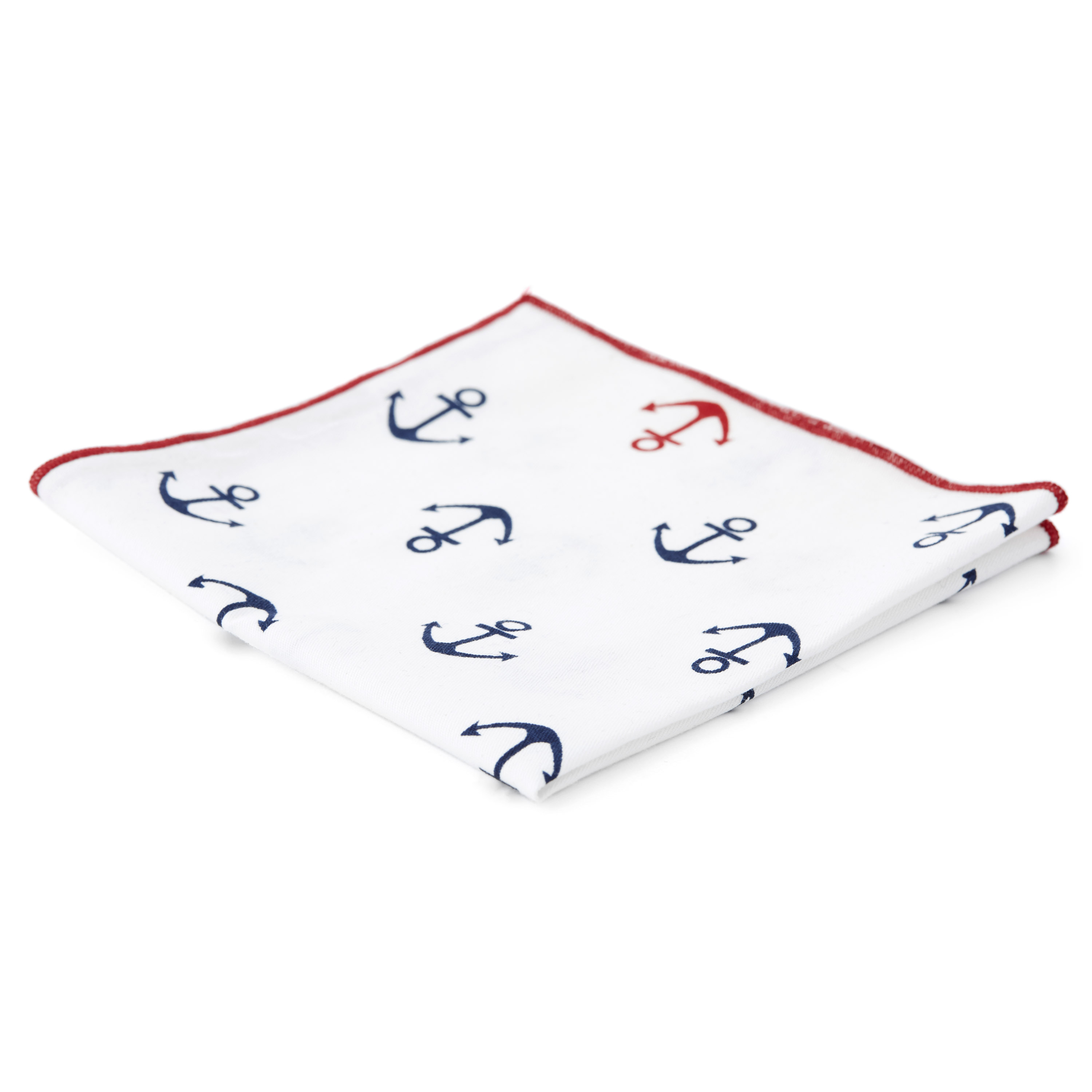 Lichtgekleurde Pochet met Ankermotief - 1