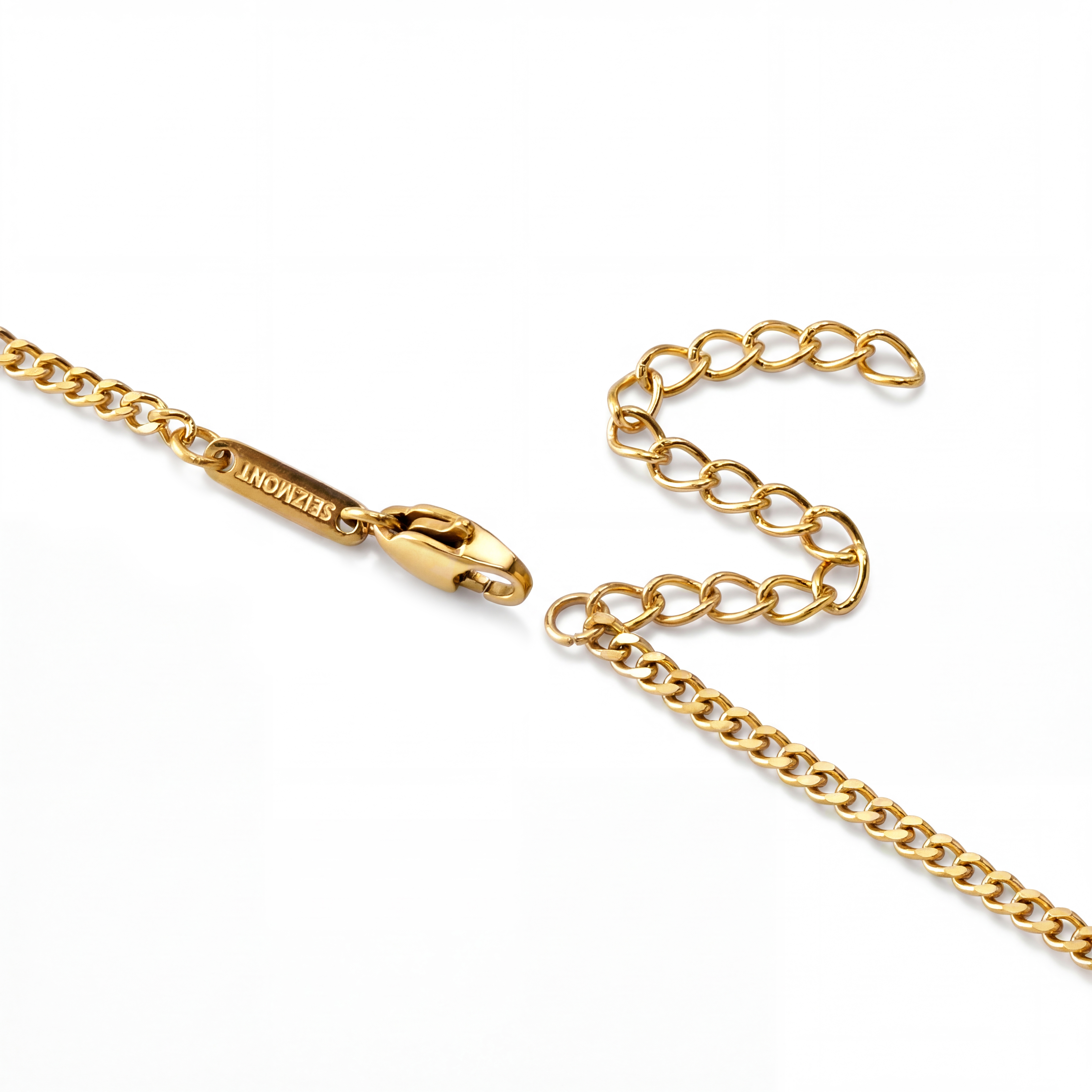 New Classics | 2mm Kullansävyinen Teräksinen Risti Kaulakoru - 3