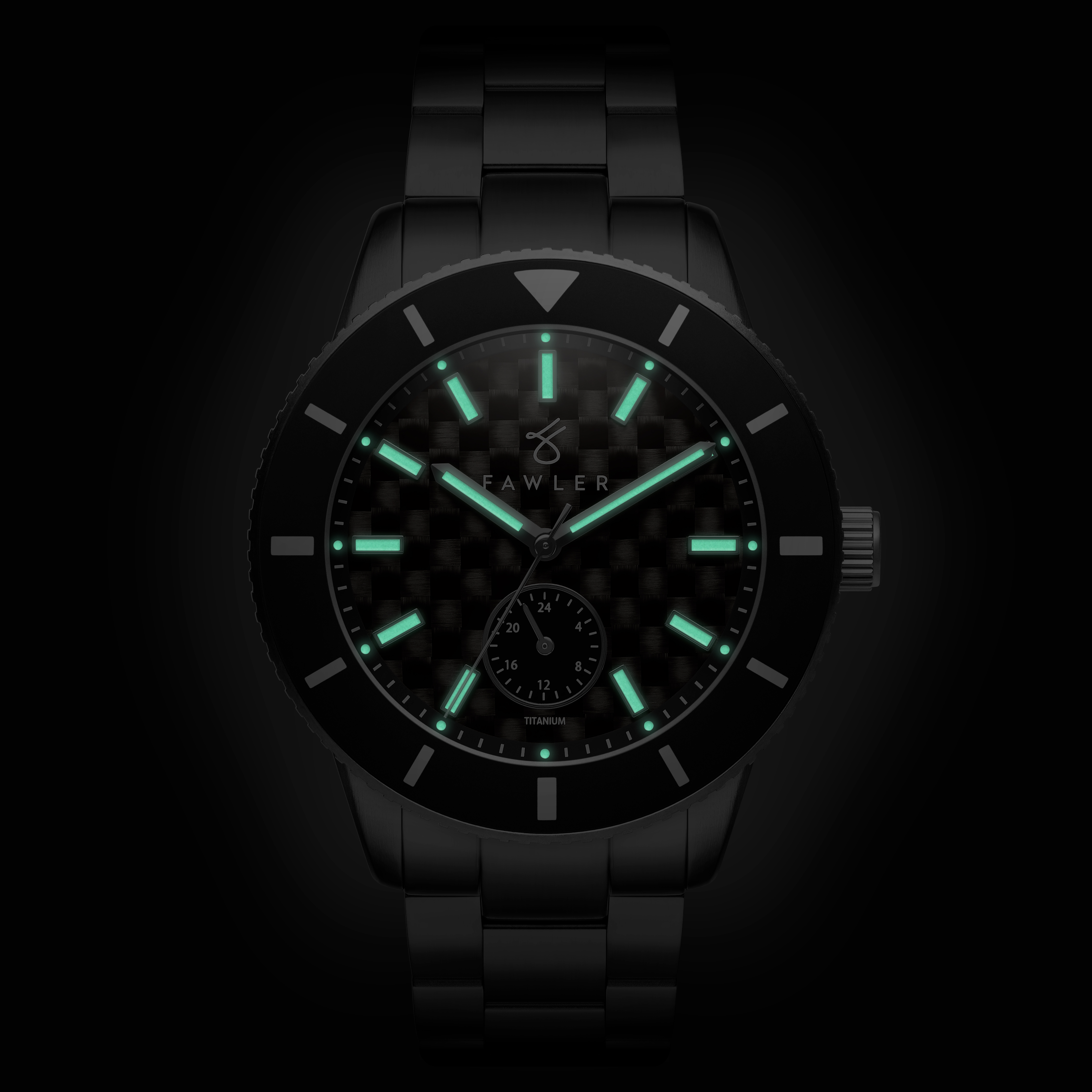 Makalu | Reloj de buceo de titanio cepillado y fibra de carbono de edición limitada - 7