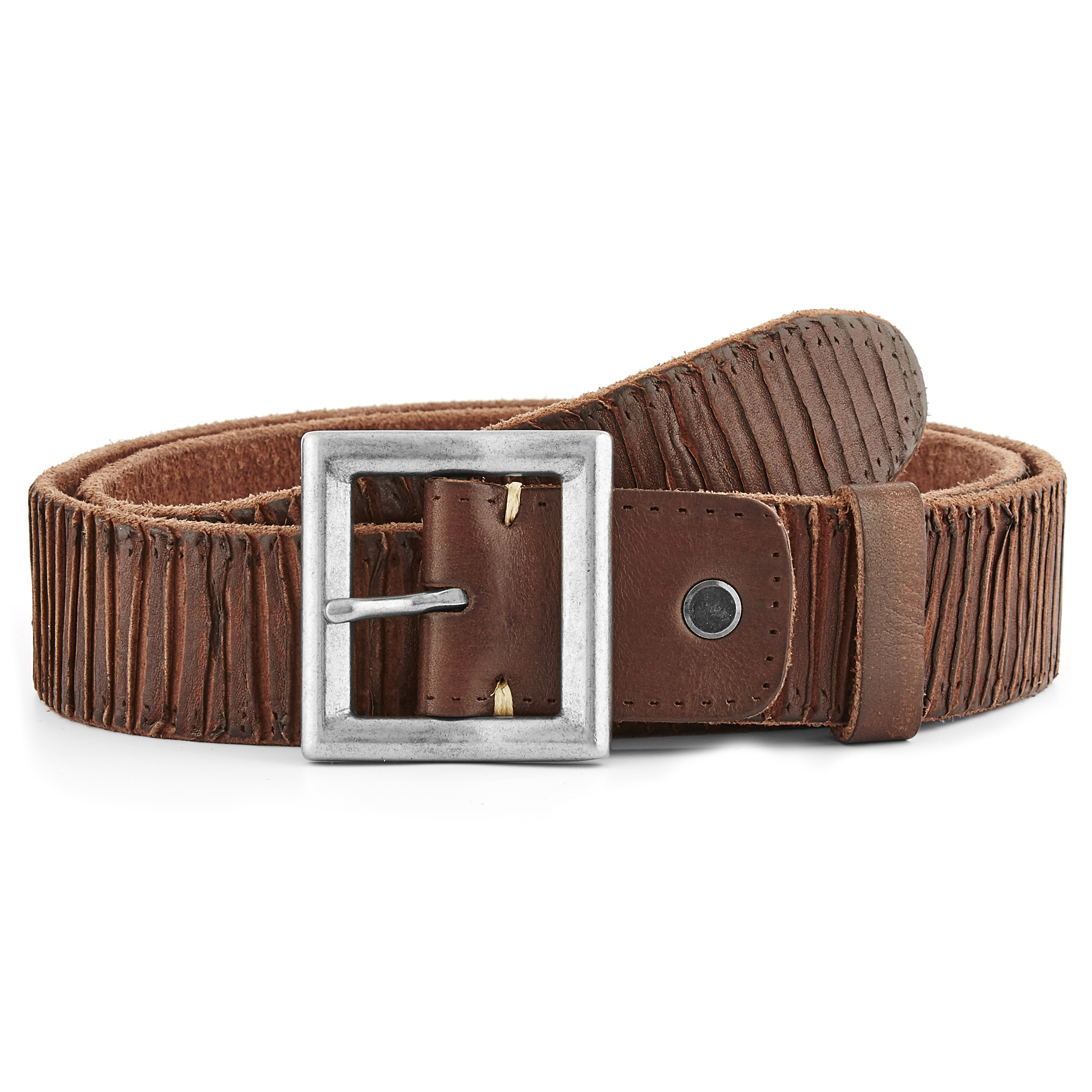 Brunt Vintage Skinnebelte - 1