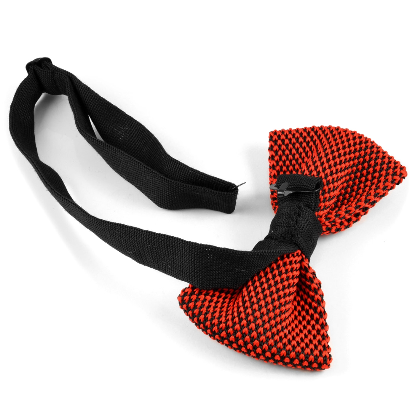 Red Classic Pre-Tied Bow Tie - 3