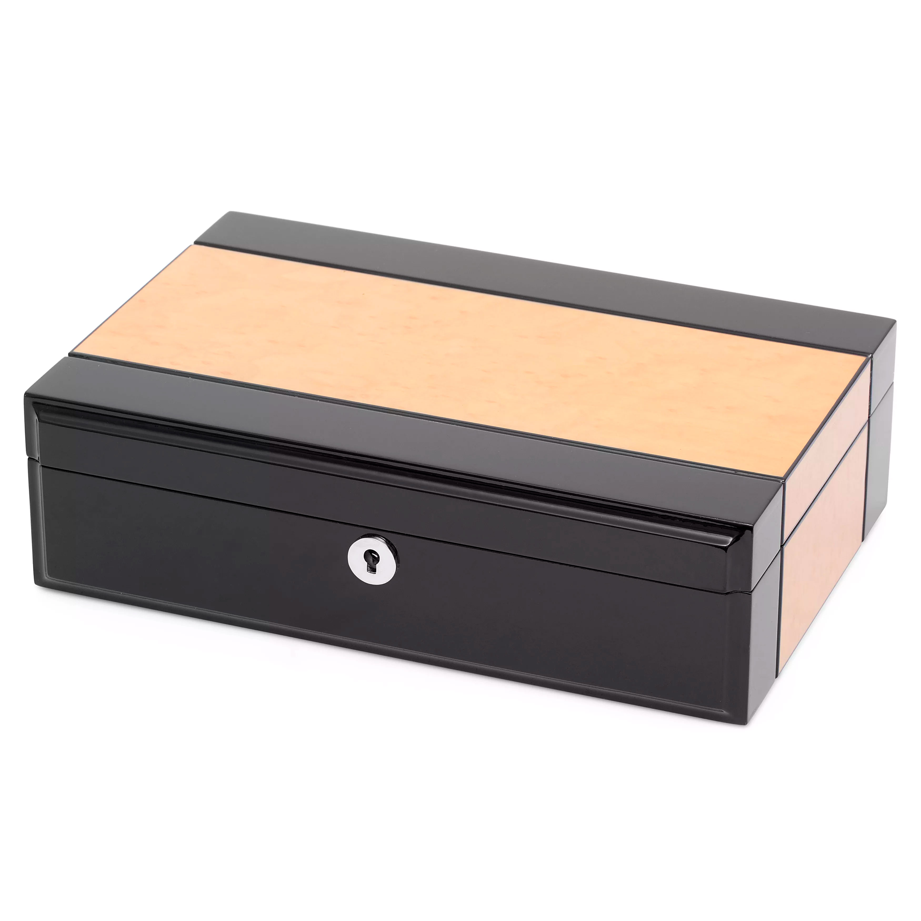 Zebratre Klokkekasse - 10 Klokker - 1