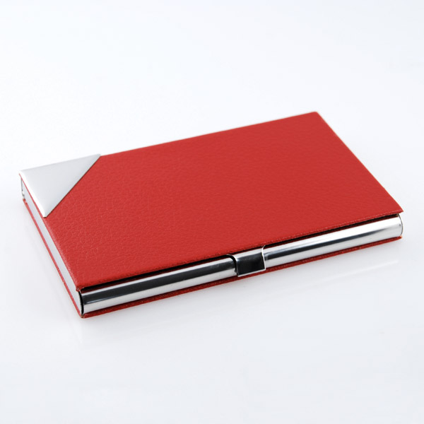 Rød Læder Kreditkortholder - 1