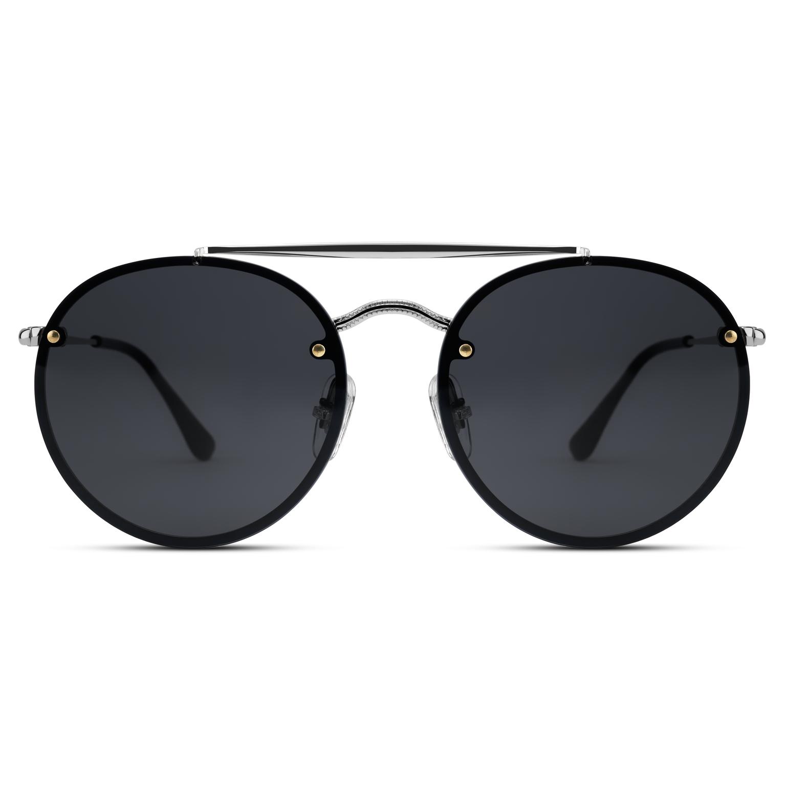 Occasus | Black Round Aviator Sunglasses Occasus | Black Round Aviator Sunglasses