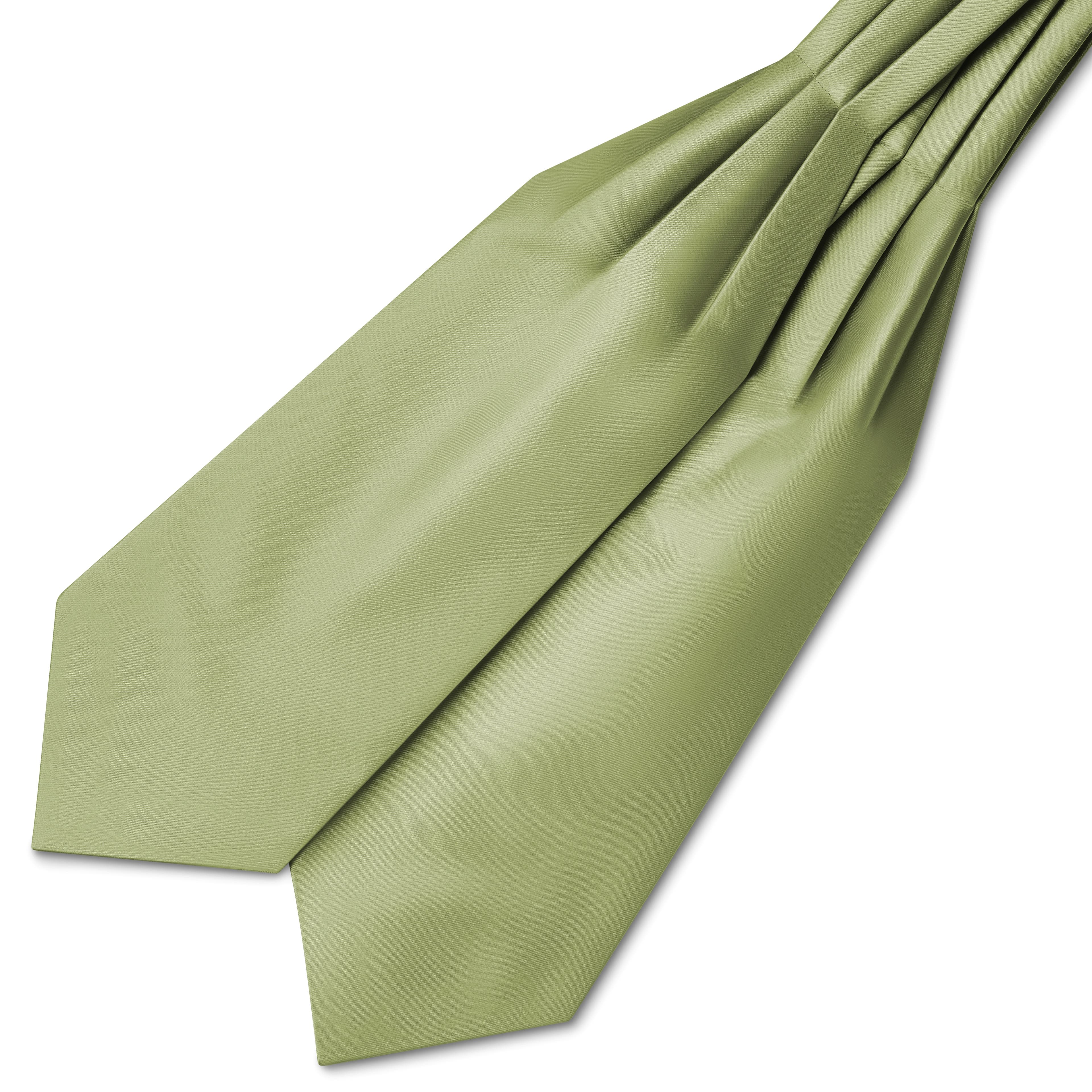 Világoszöld szatén kravátli