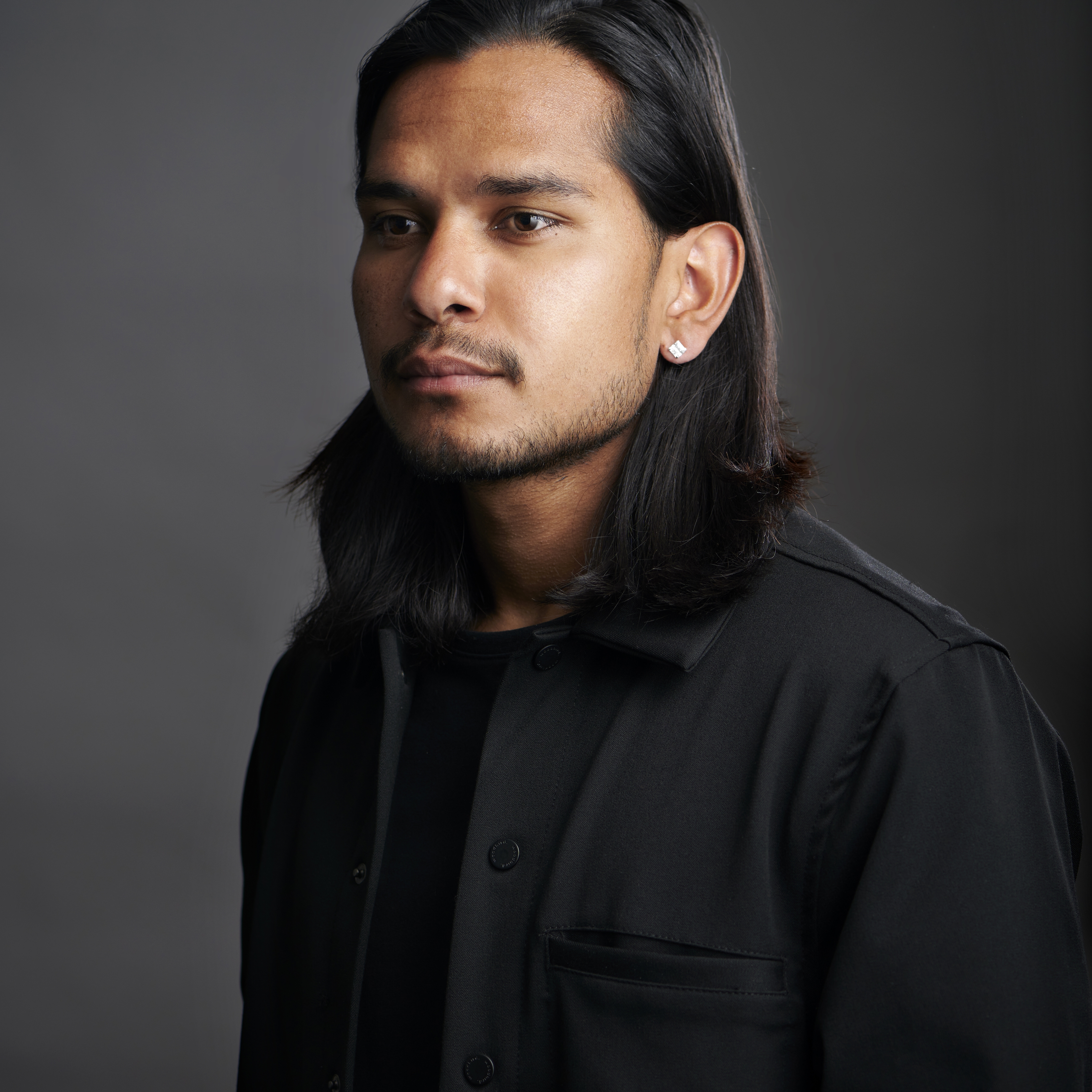 Cercel pătrat cu zirconiu - 6 mm - 5