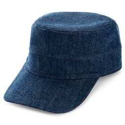 Lacuna | Jasnoniebieska dżinsowa czapka kadetka