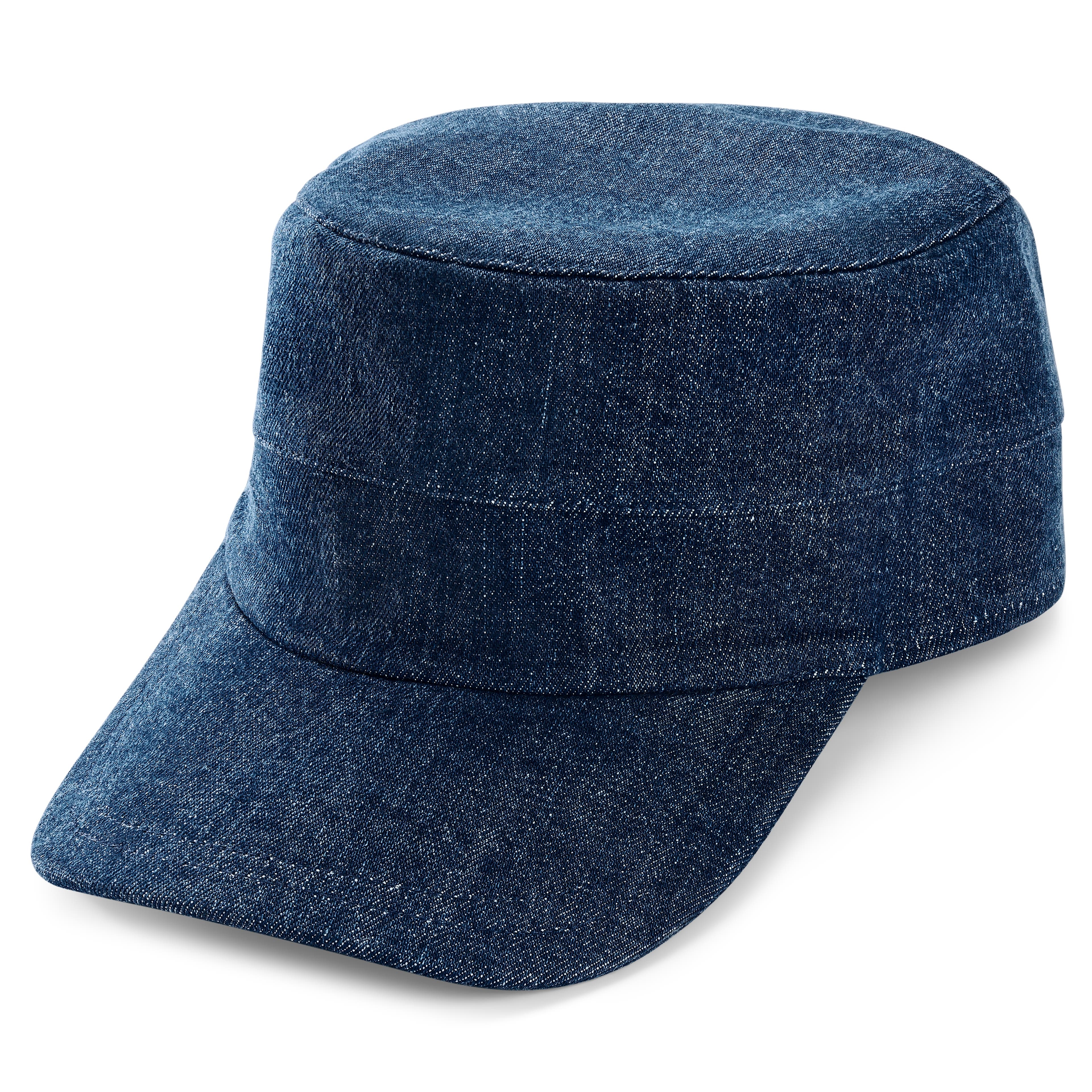 Lacuna | Светлосиня кадетска шапка от деним