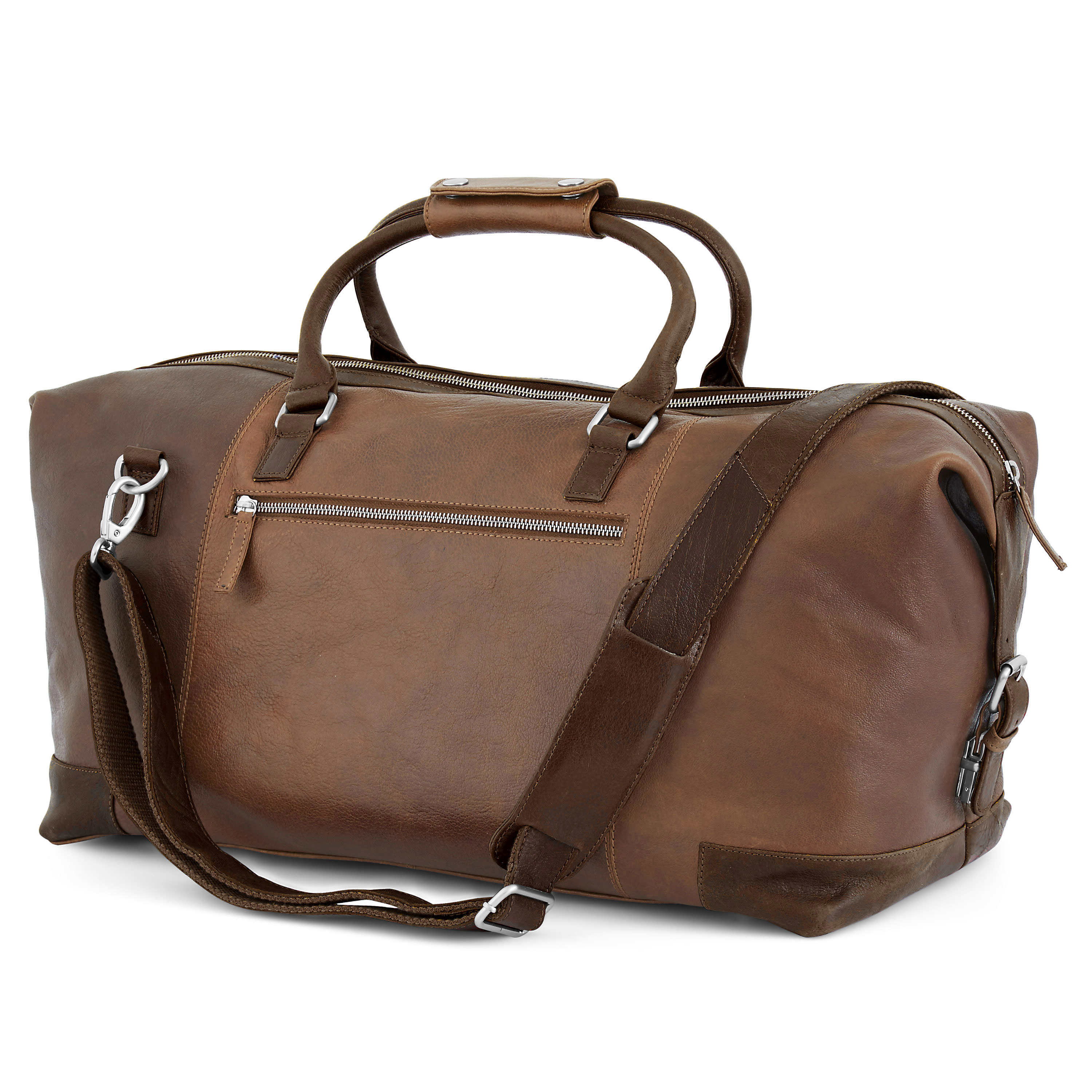 Brun og Lysebrun California Weekendbag - 3