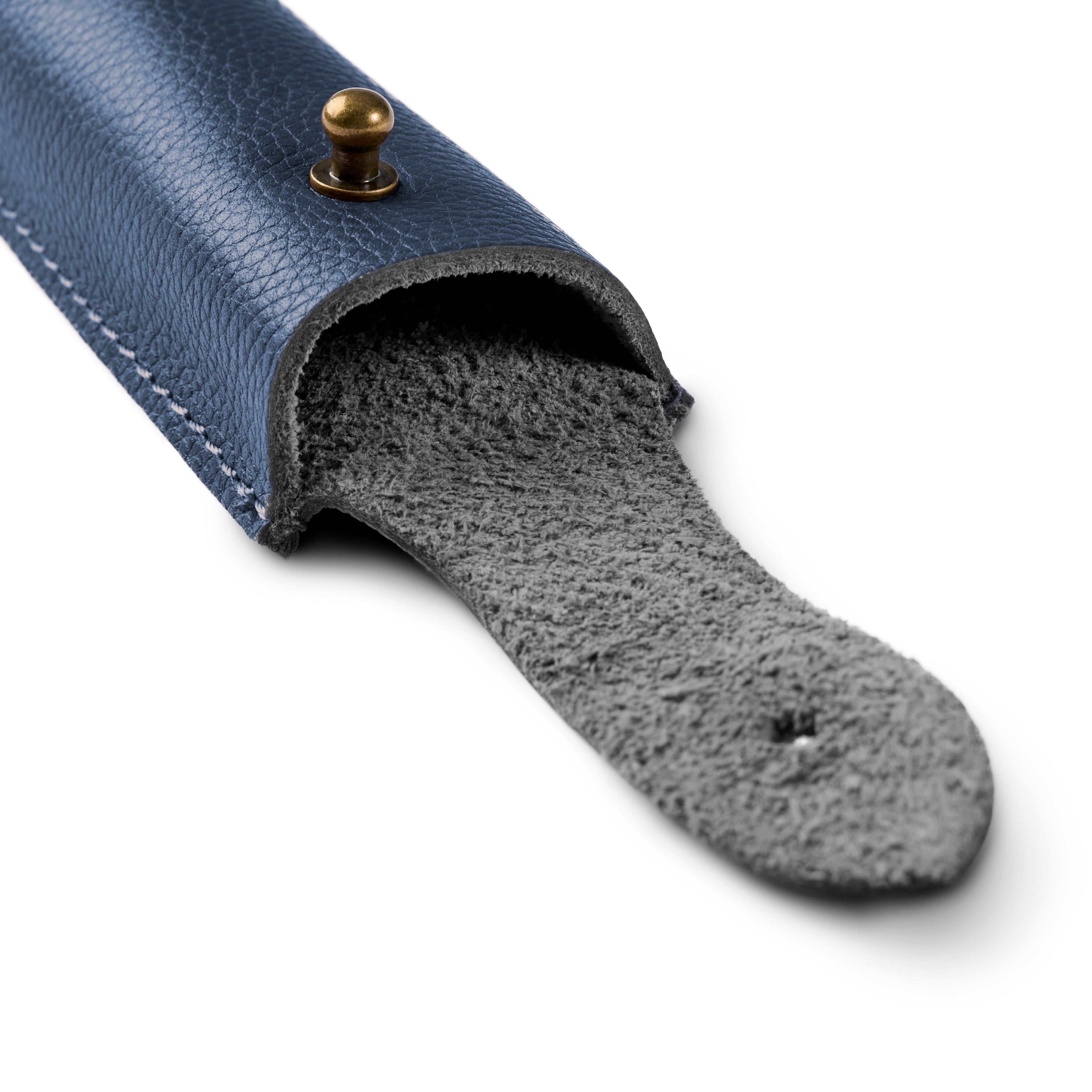 Stiftetui | Marineblaues Leder | Klein - 2