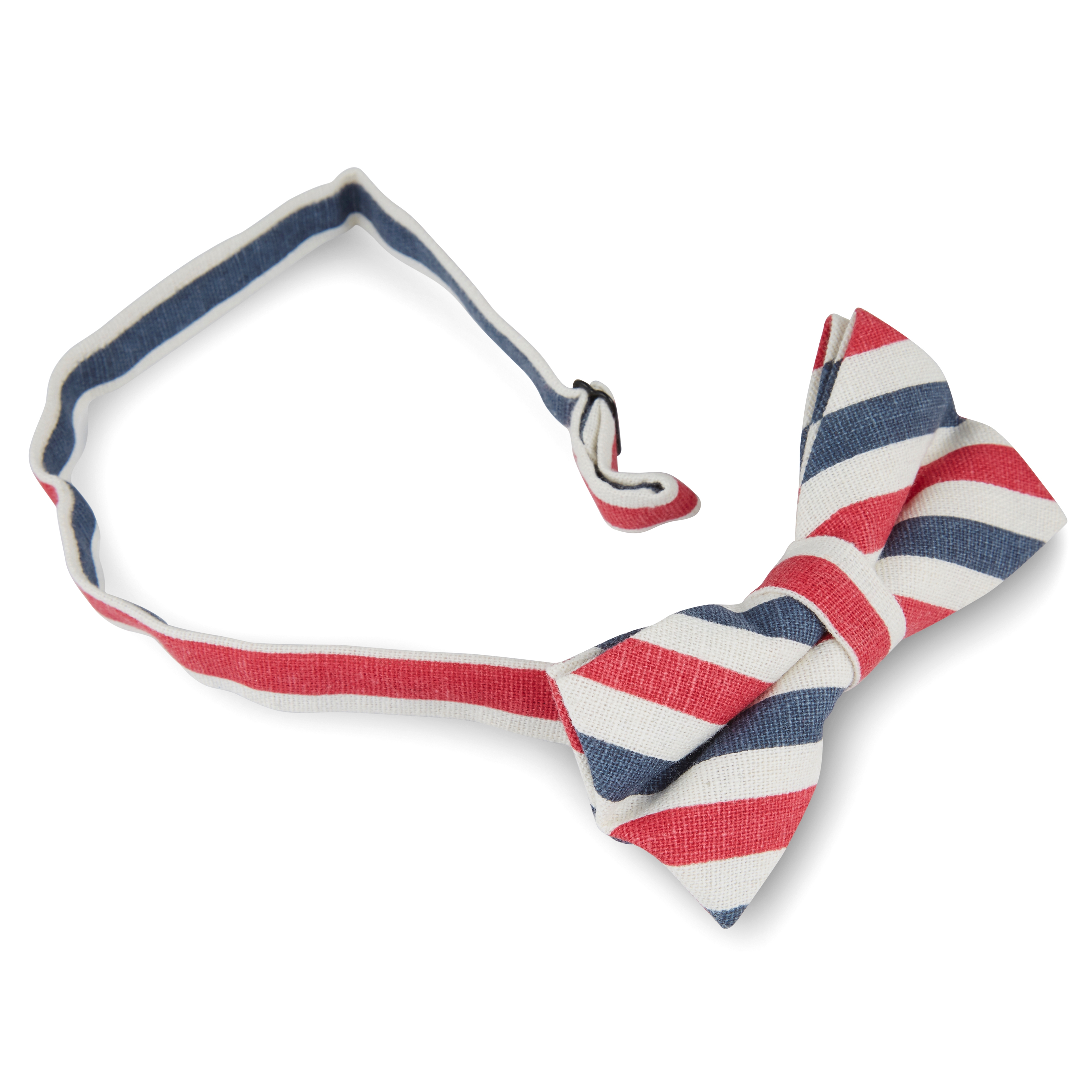 Červeno-modrý pruhovaný motýlek - 2