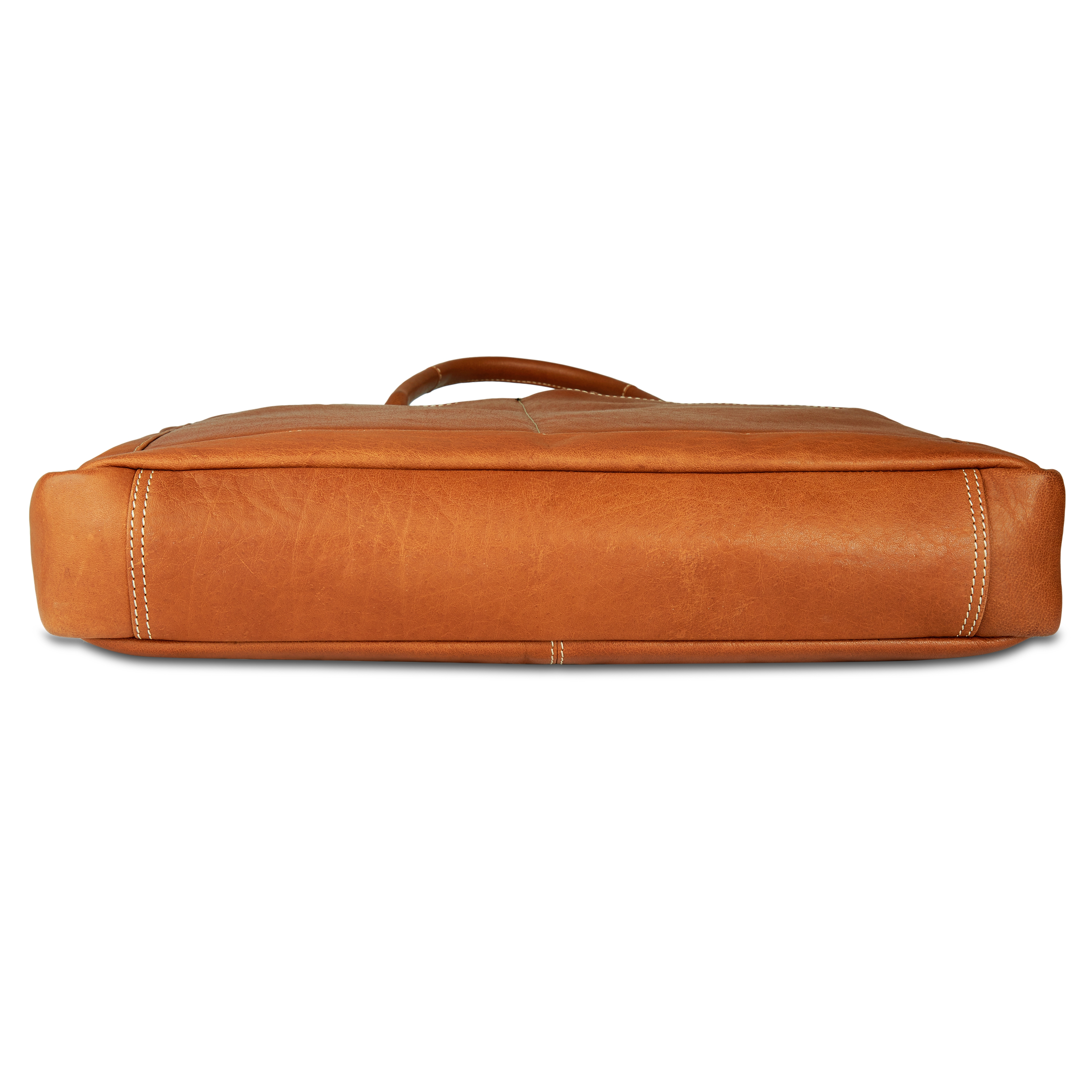 Oxford Classic Tan Laptop Leather Bag - 5