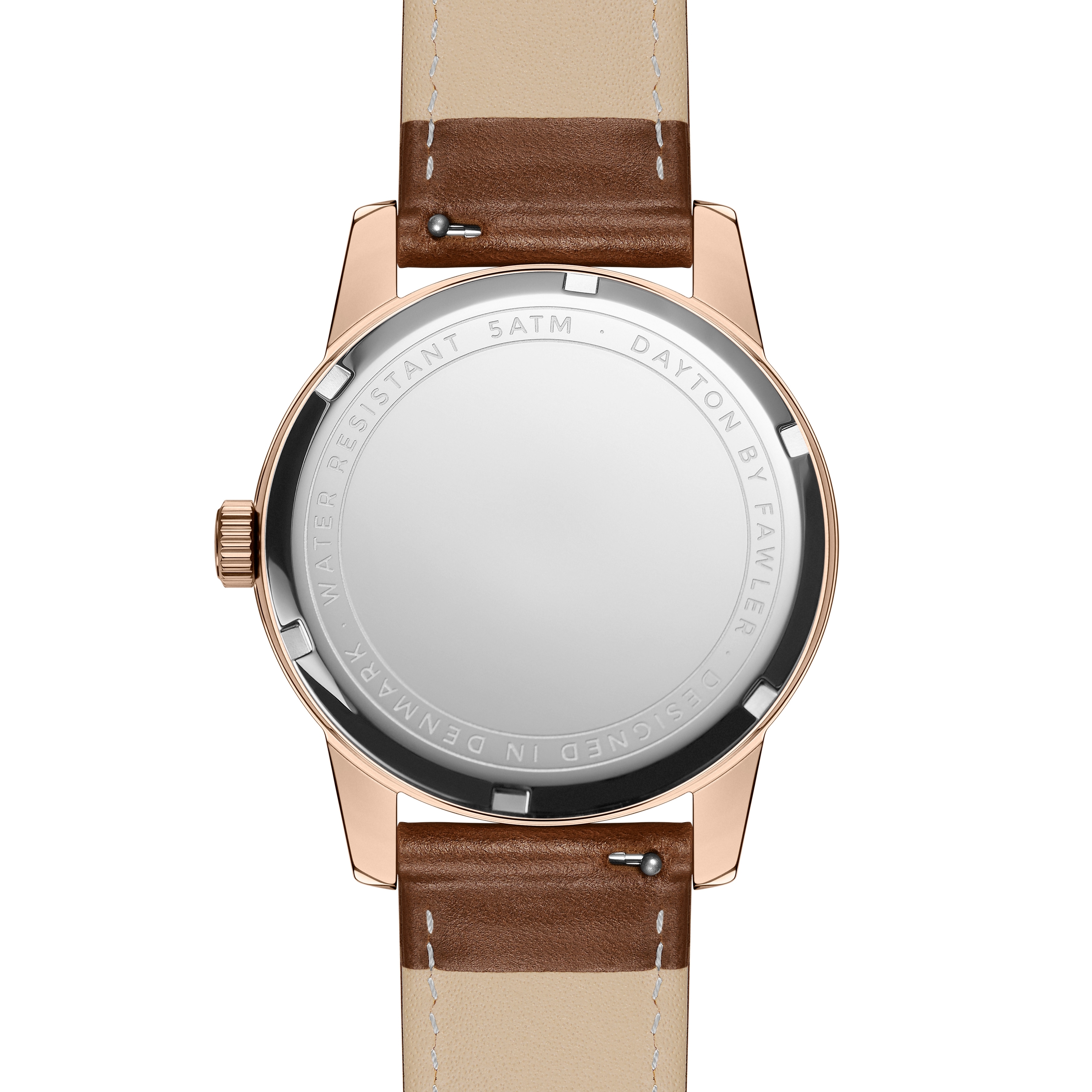 Dayton | Green Textured Dial and Rose Gold-tone Stainless Steel Watch - 4