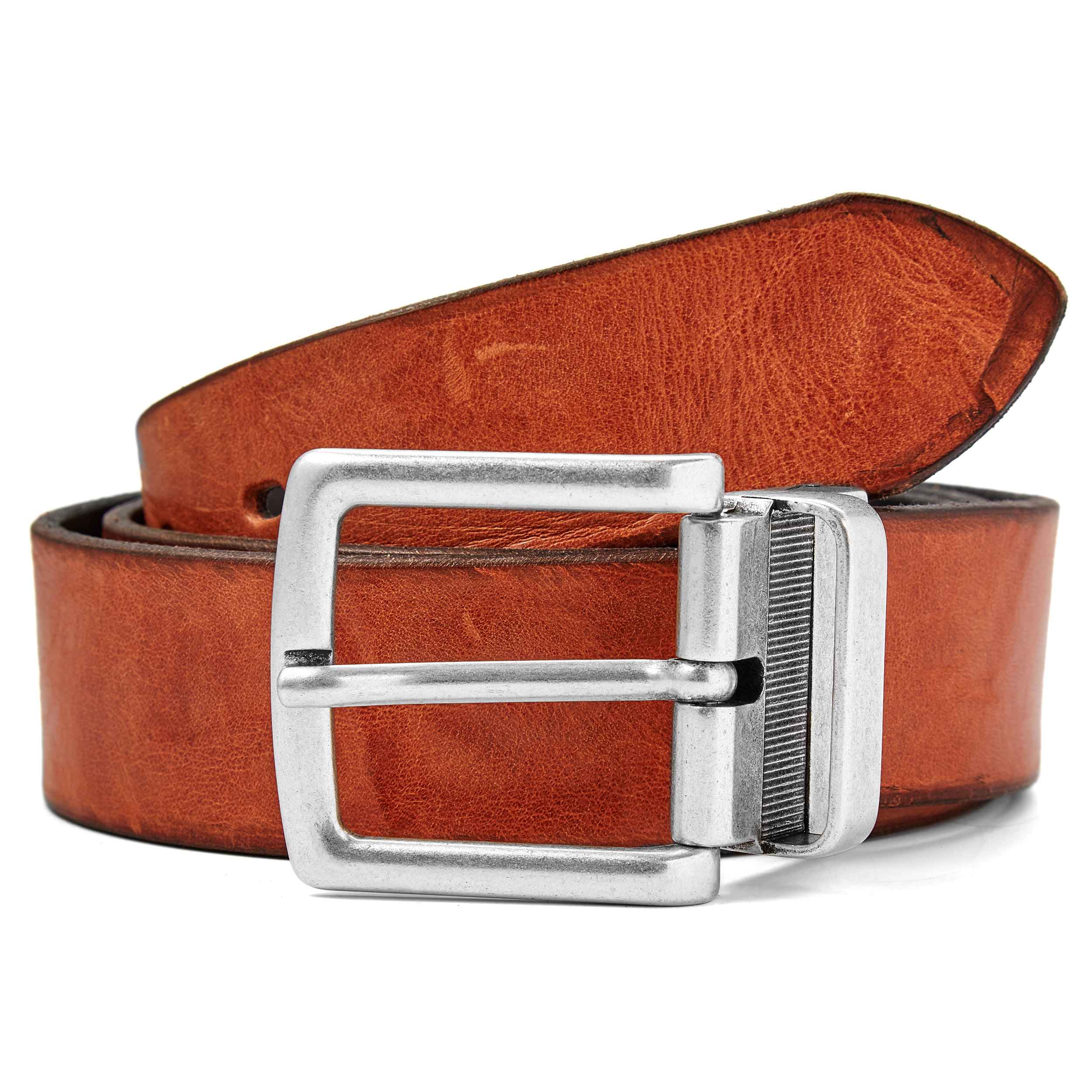 Dual Colour Leather Belt - 115cm - 5